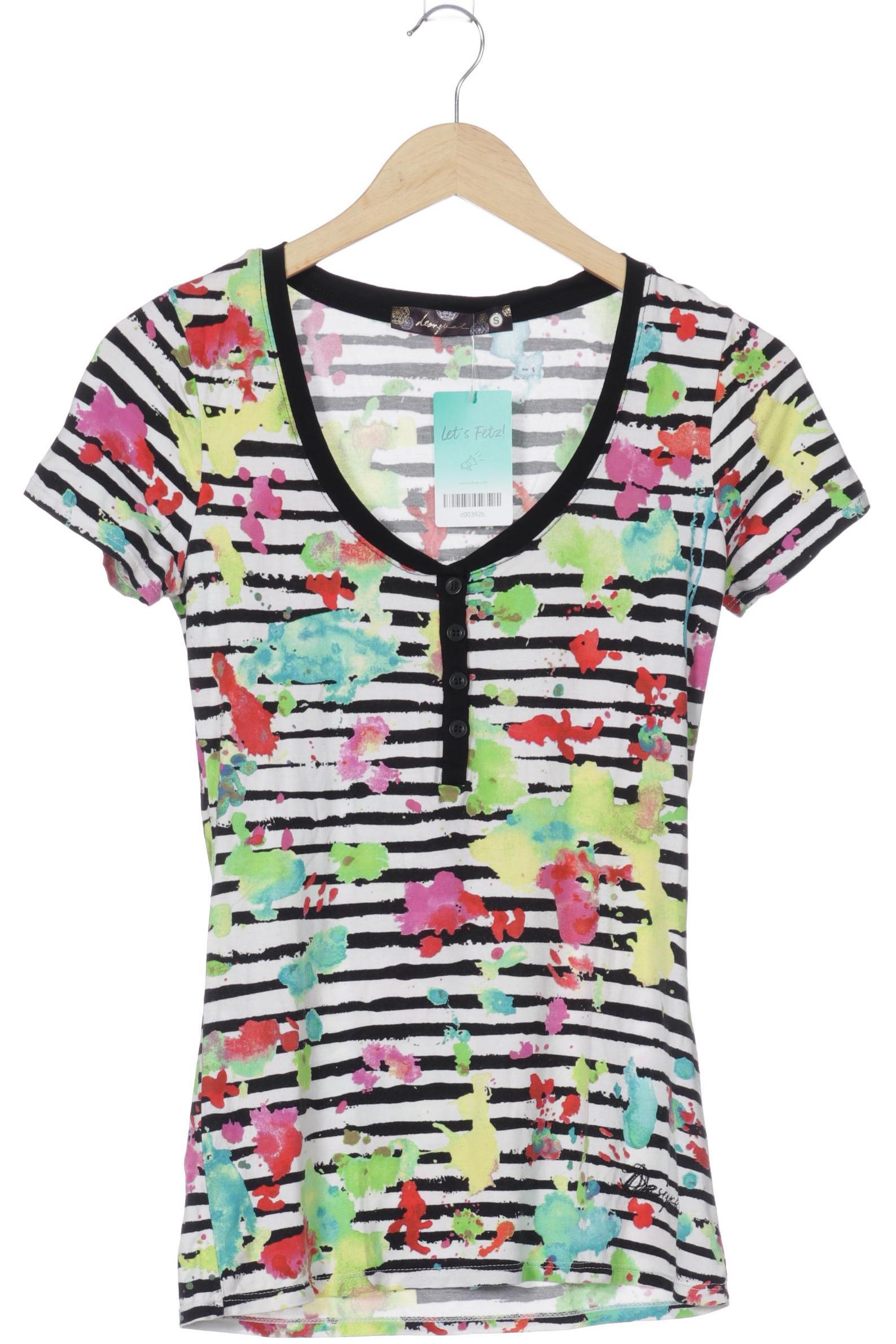 

Desigual Damen T-Shirt, mehrfarbig, Gr.