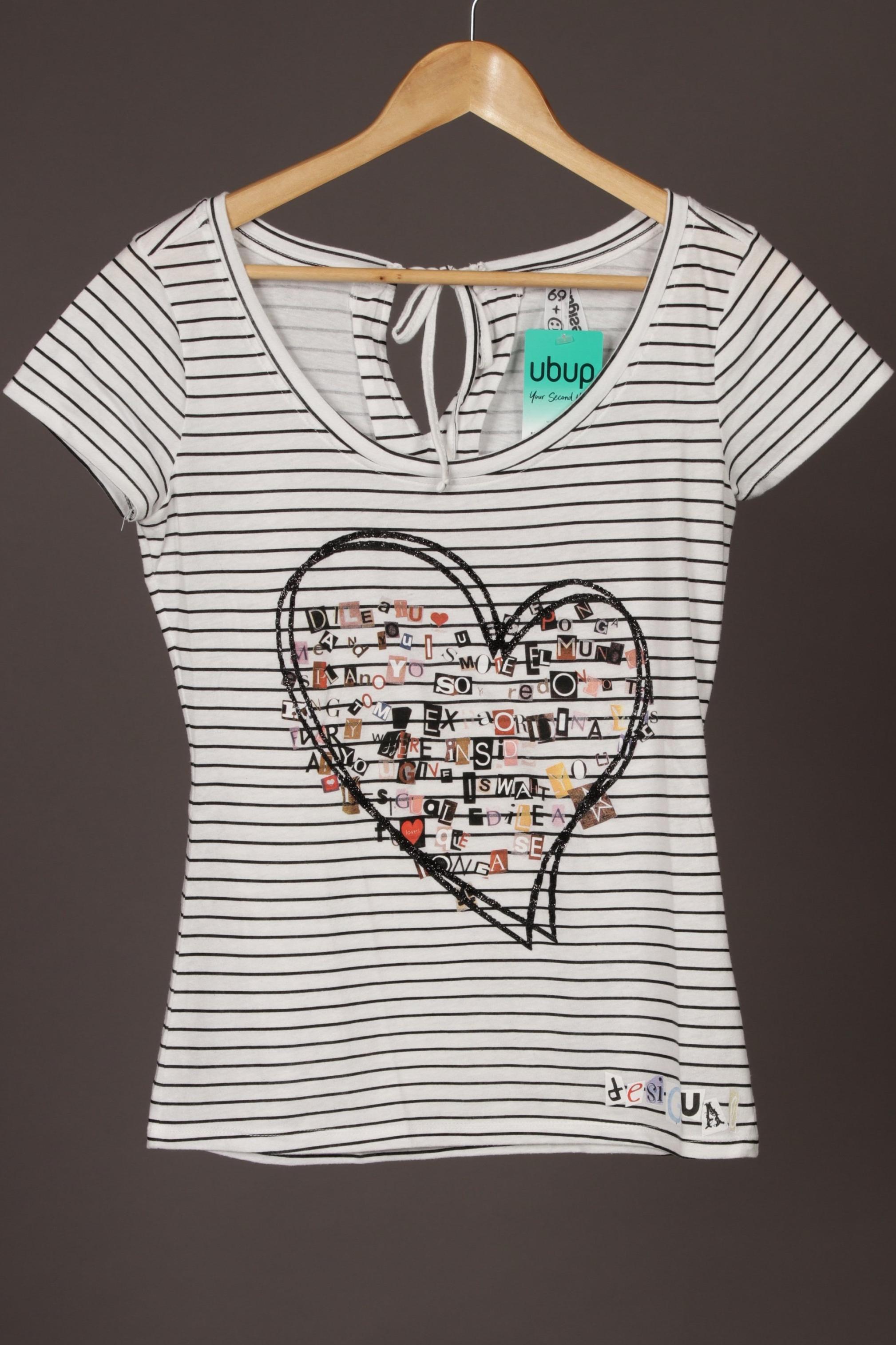 

Desigual Damen T-Shirt, weiß, Gr.