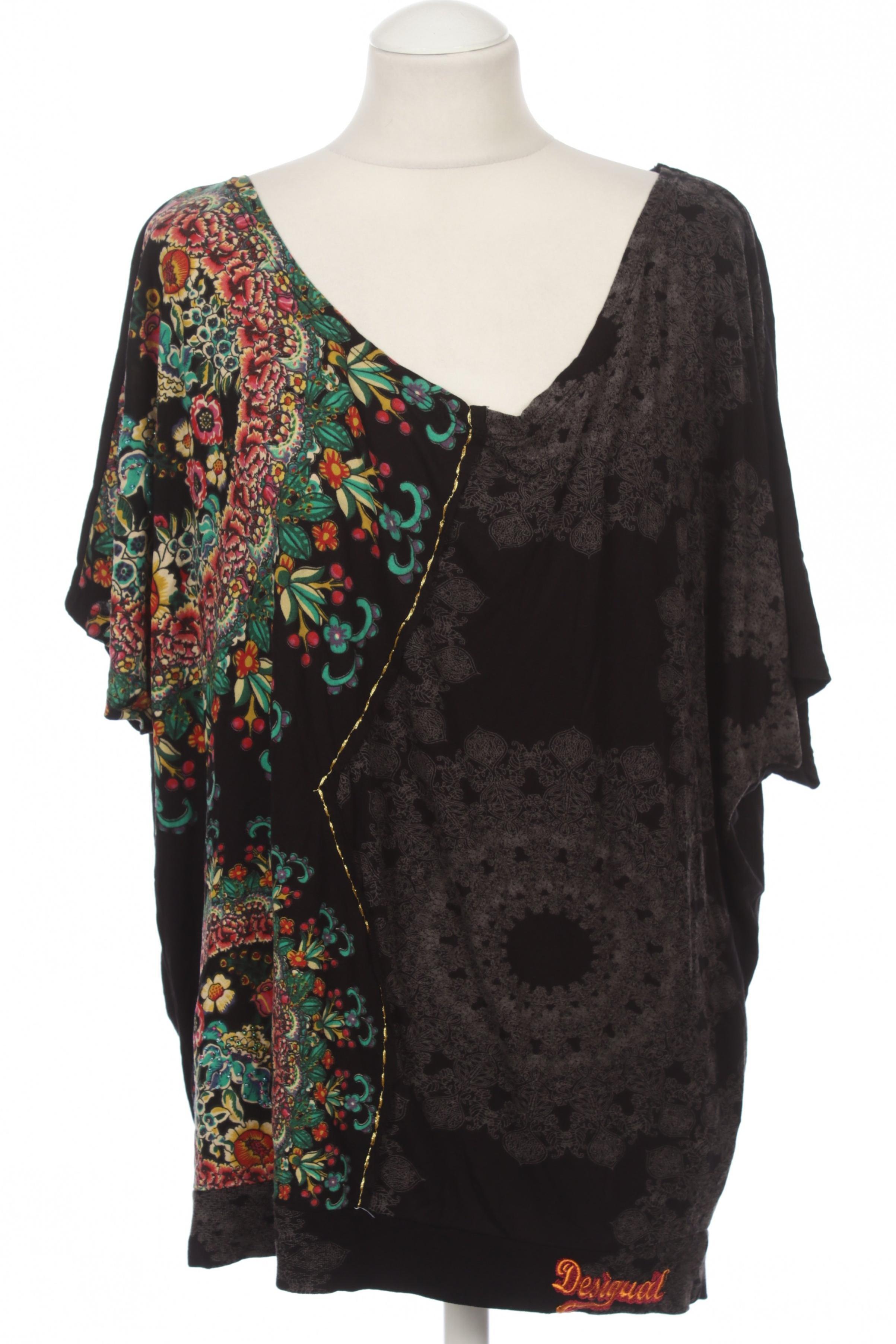 

Desigual Damen T-Shirt, schwarz, Gr.