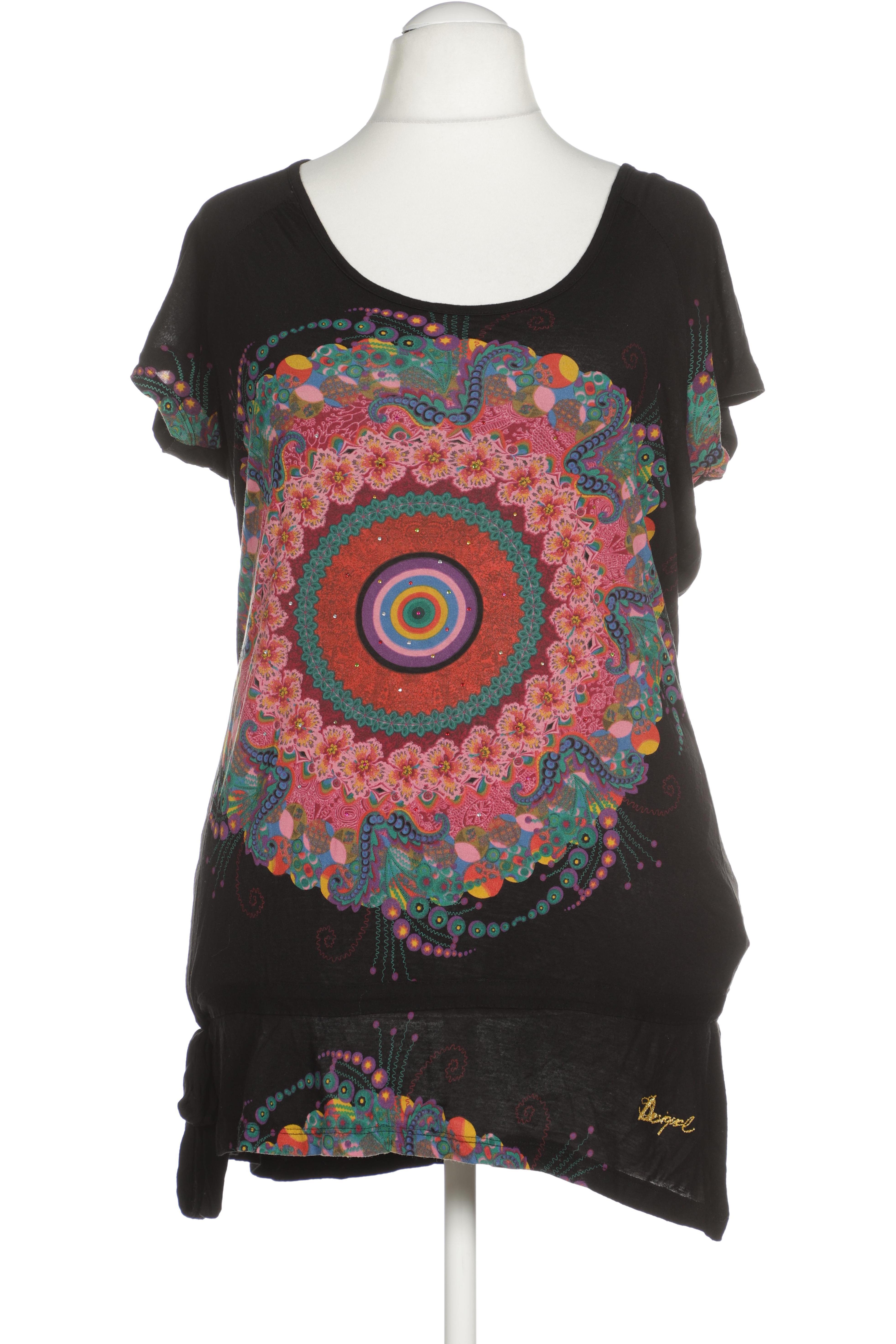 

Desigual Damen T-Shirt, schwarz, Gr.