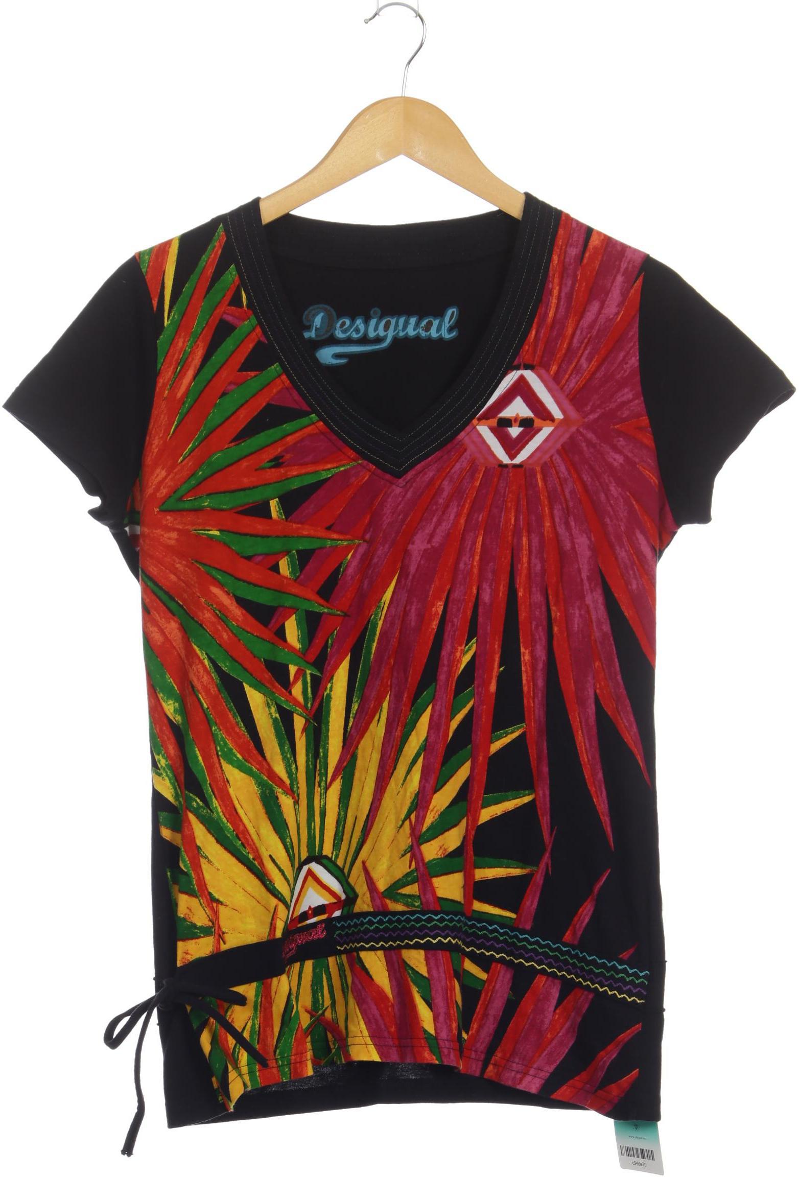 

Desigual Damen T-Shirt, mehrfarbig, Gr.