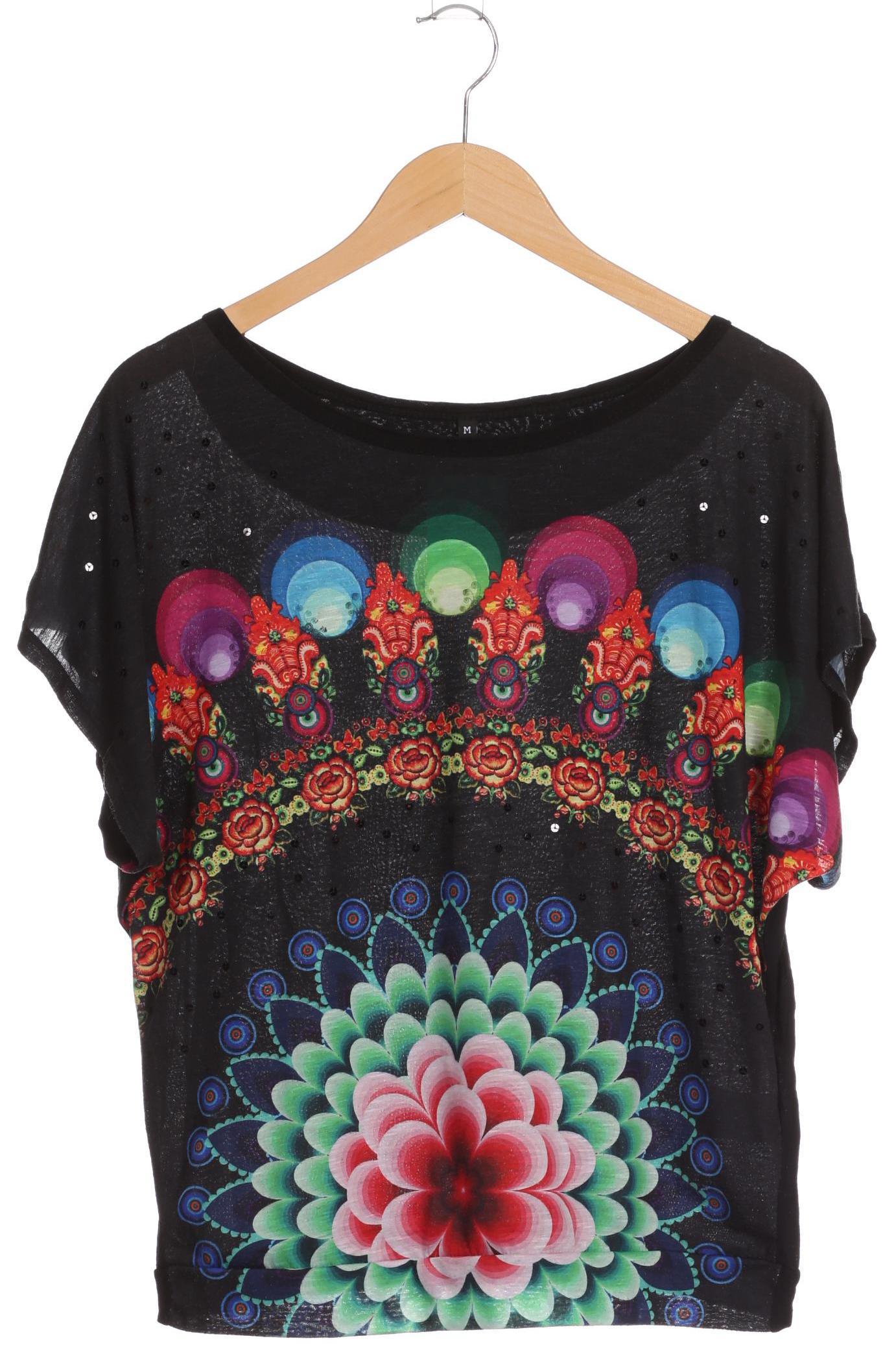 

Desigual Damen T-Shirt, schwarz, Gr.