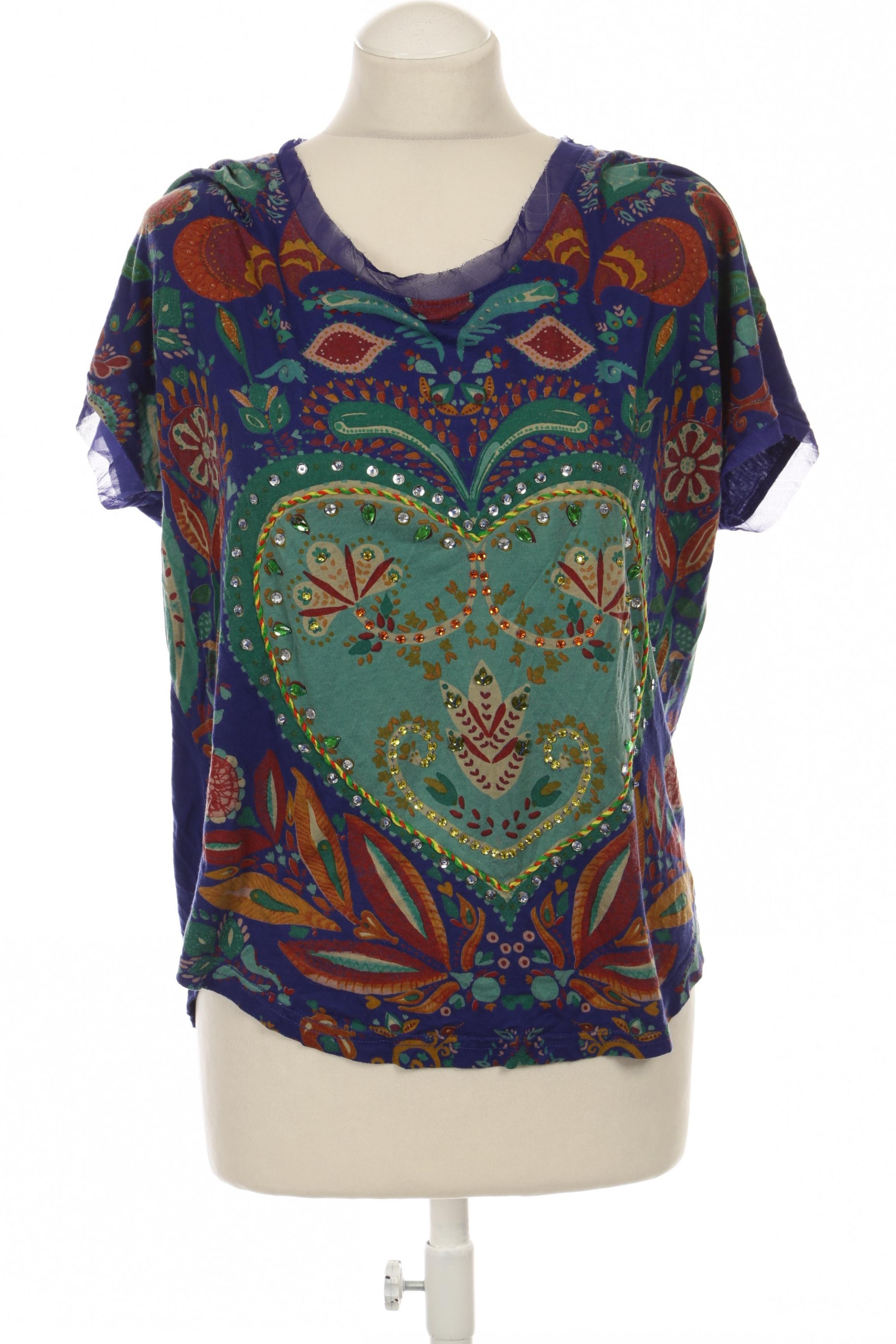 

Desigual Damen T-Shirt, blau, Gr.