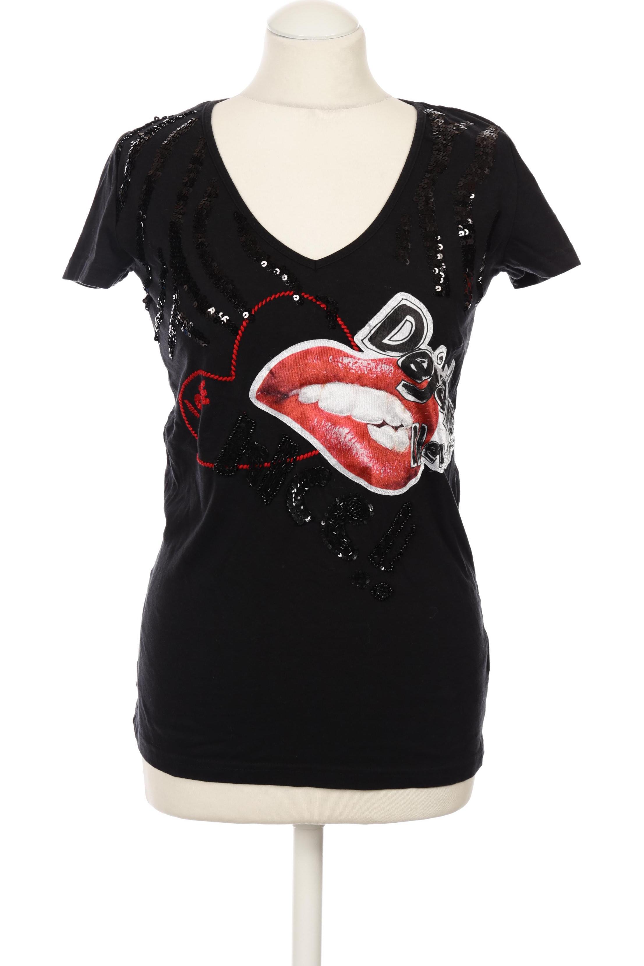 

Desigual Damen T-Shirt, schwarz, Gr.