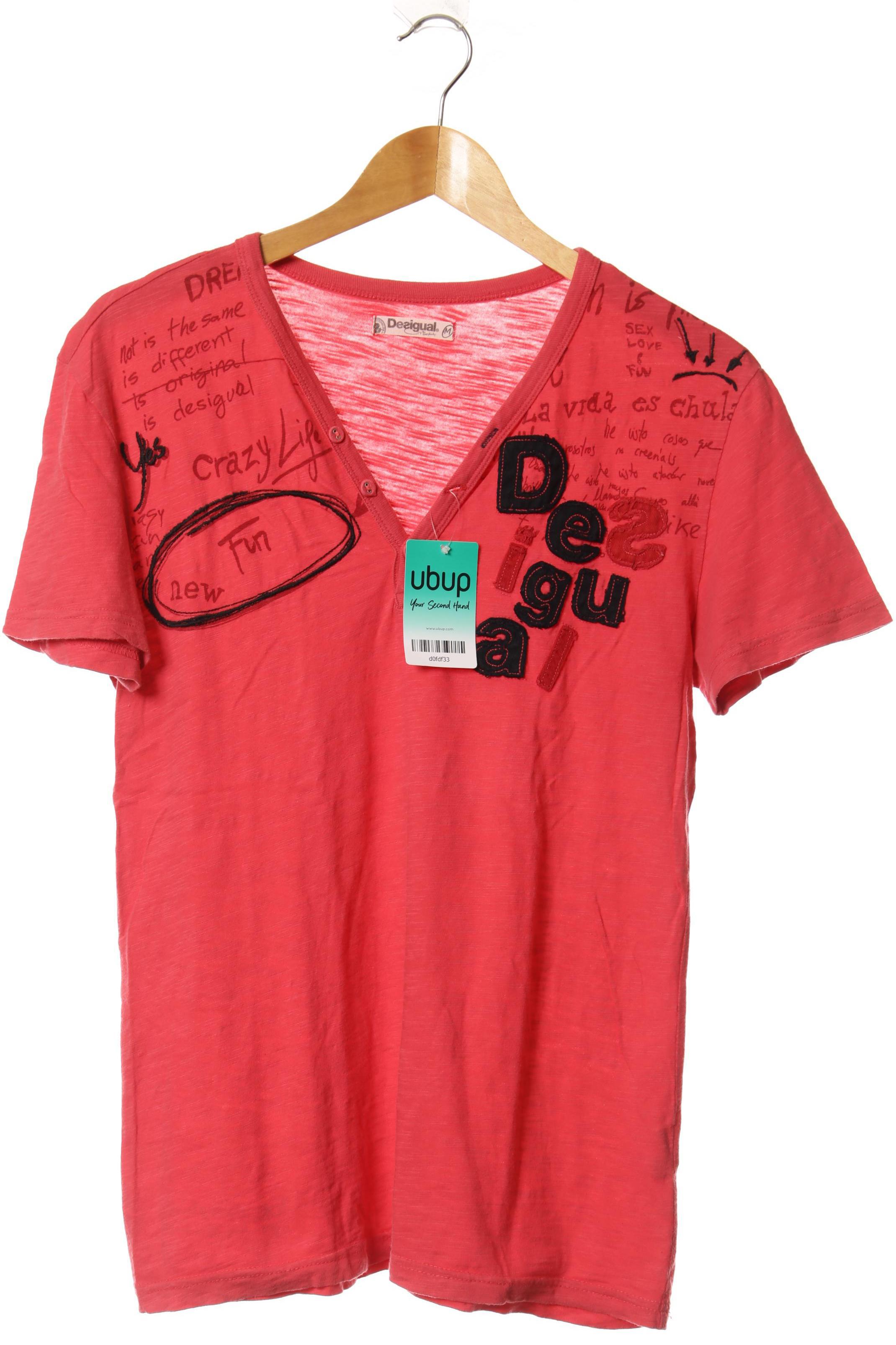 

Desigual Damen T-Shirt, pink, Gr.