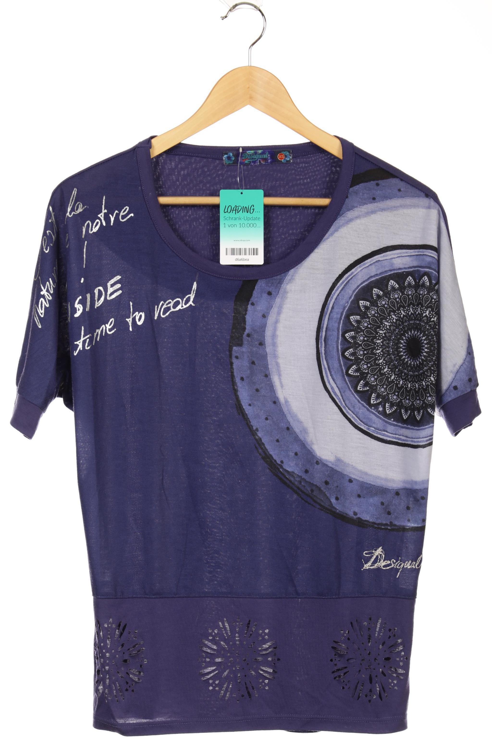 

Desigual Damen T-Shirt, lila, Gr.