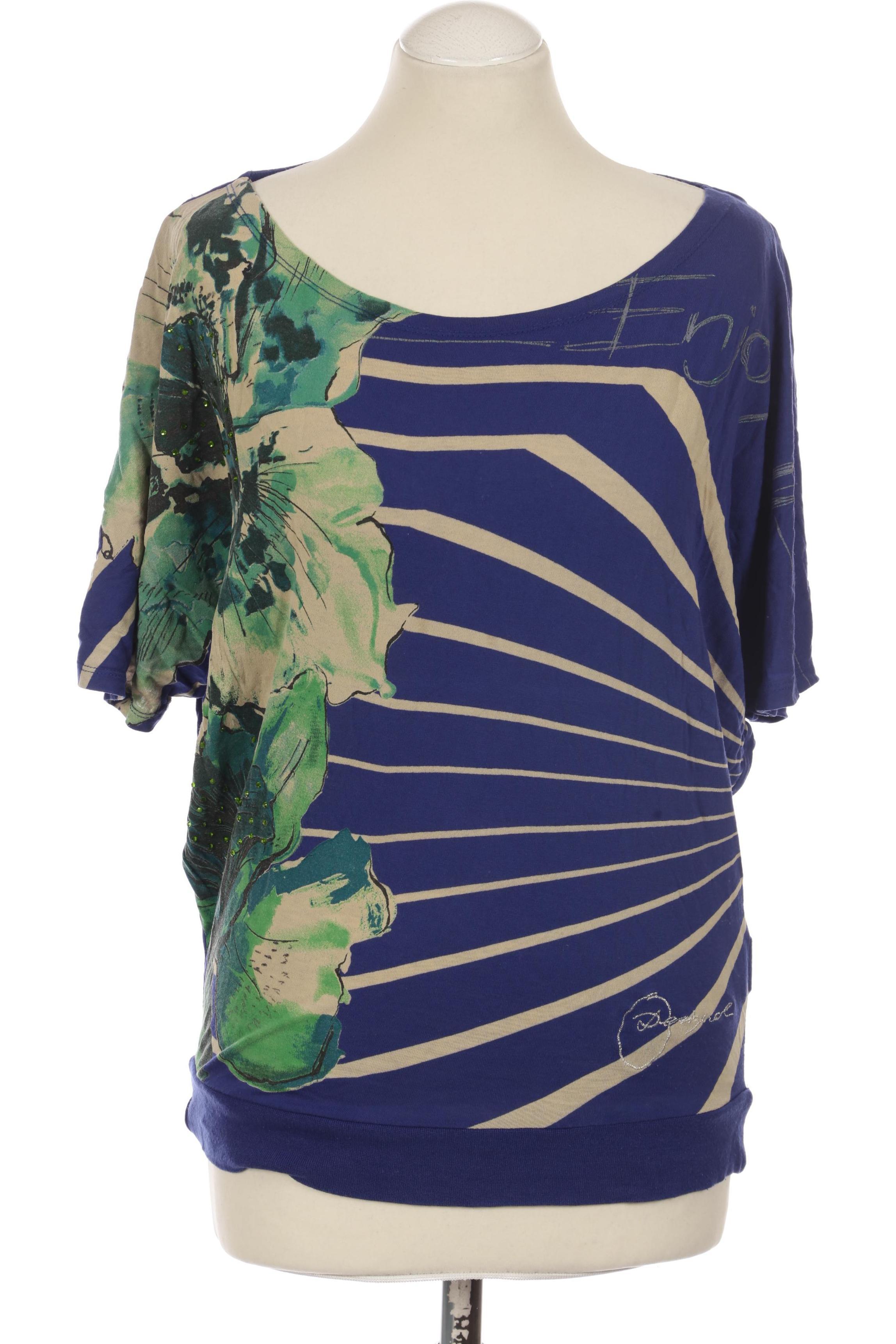

Desigual Damen T-Shirt, blau, Gr.
