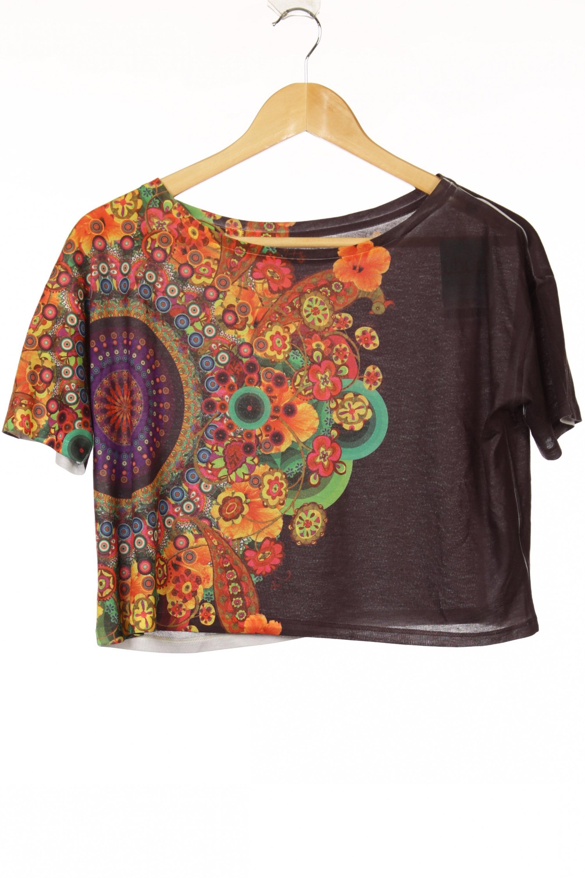 

Desigual Damen T-Shirt, grau, Gr.