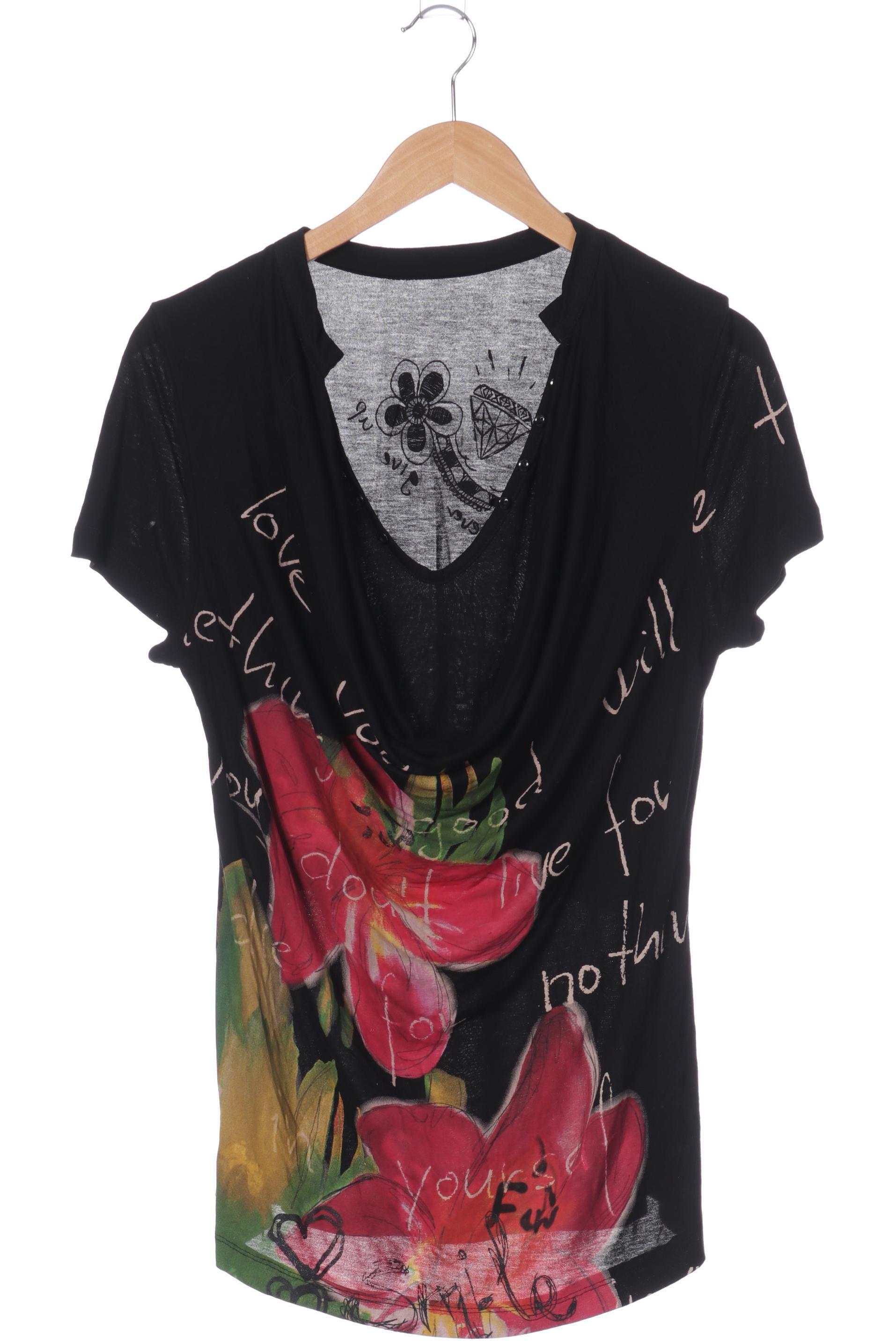 

Desigual Damen T-Shirt, schwarz, Gr.