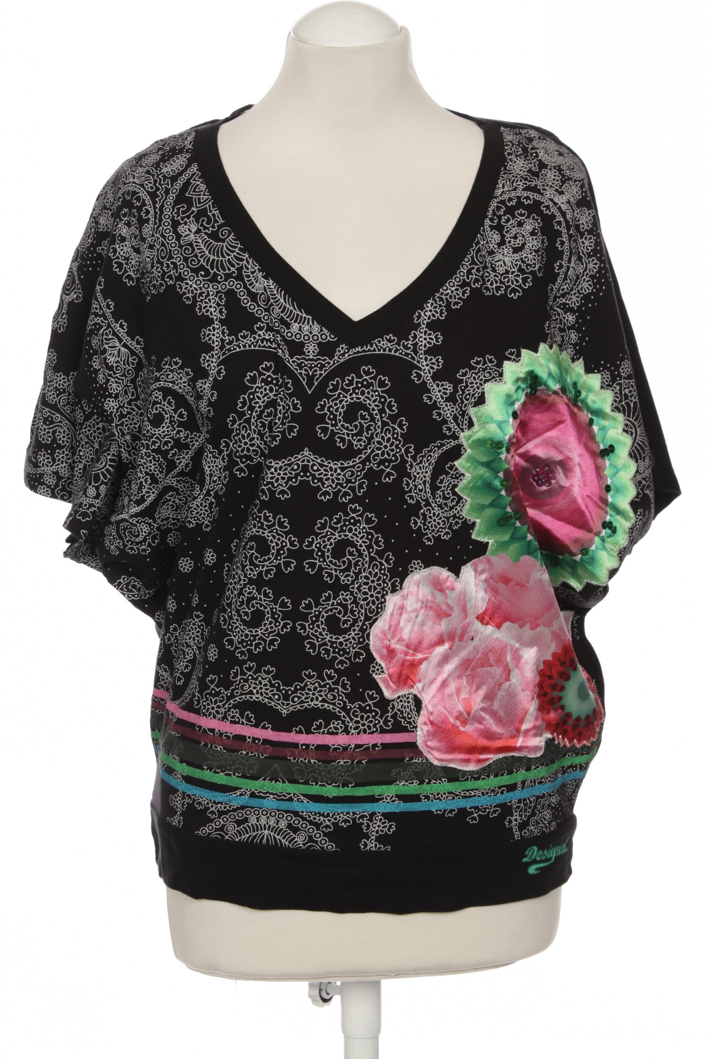 

Desigual Damen T-Shirt, schwarz, Gr.