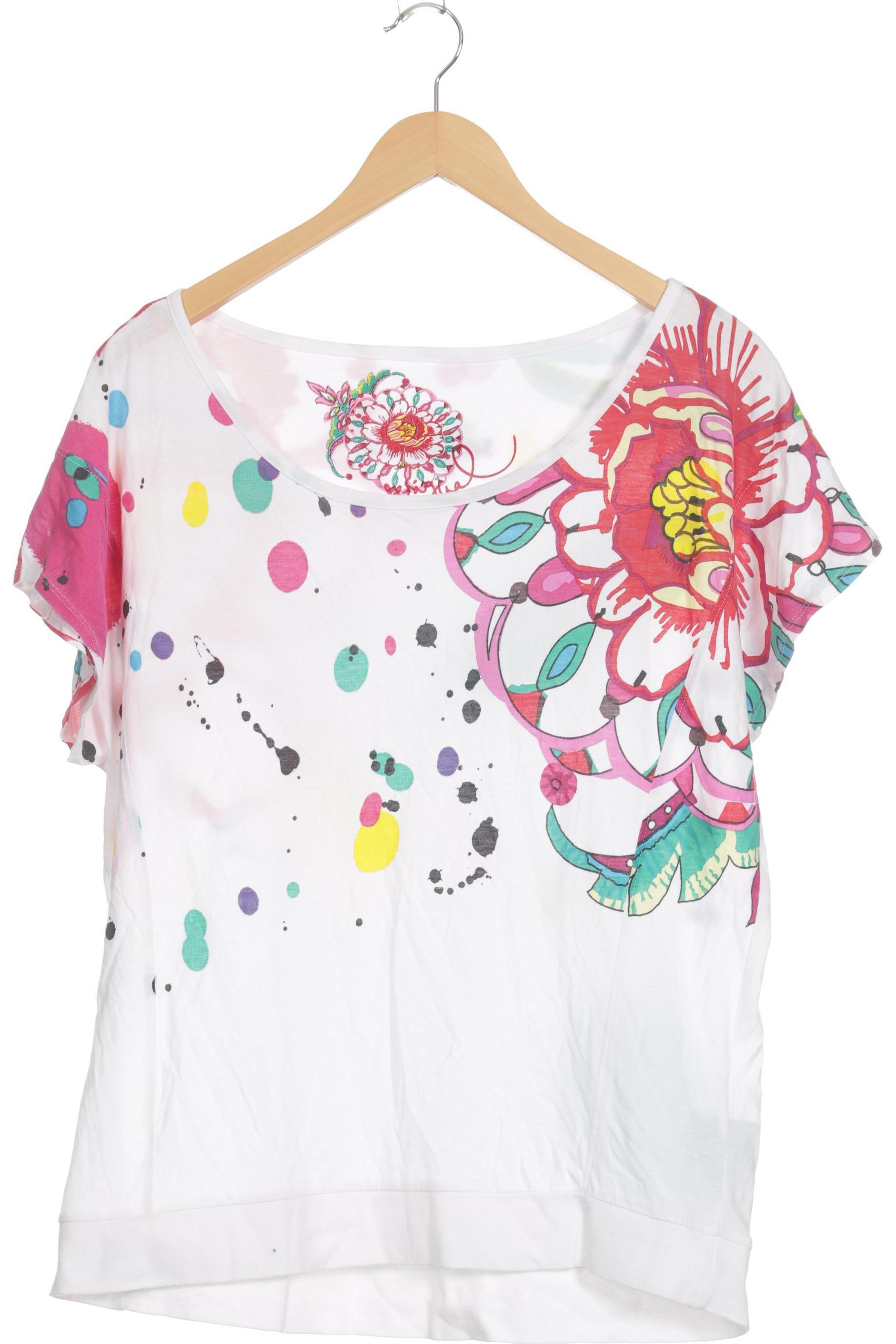 

Desigual Damen T-Shirt, weiß, Gr.