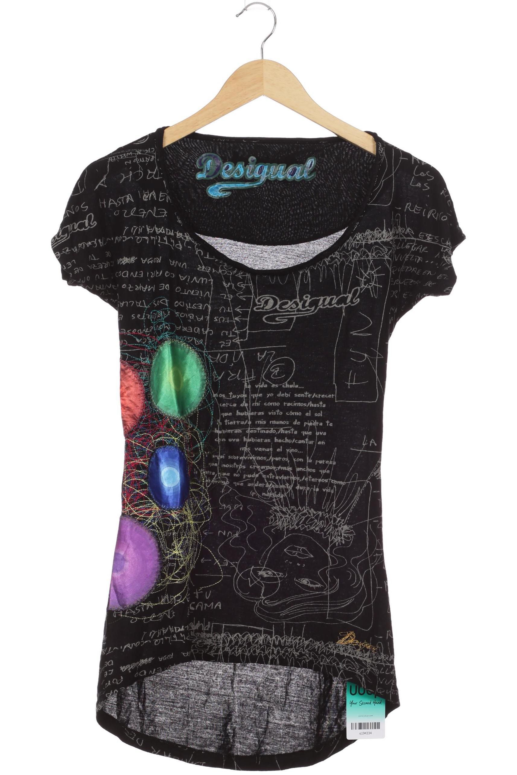 

Desigual Damen T-Shirt, schwarz, Gr.