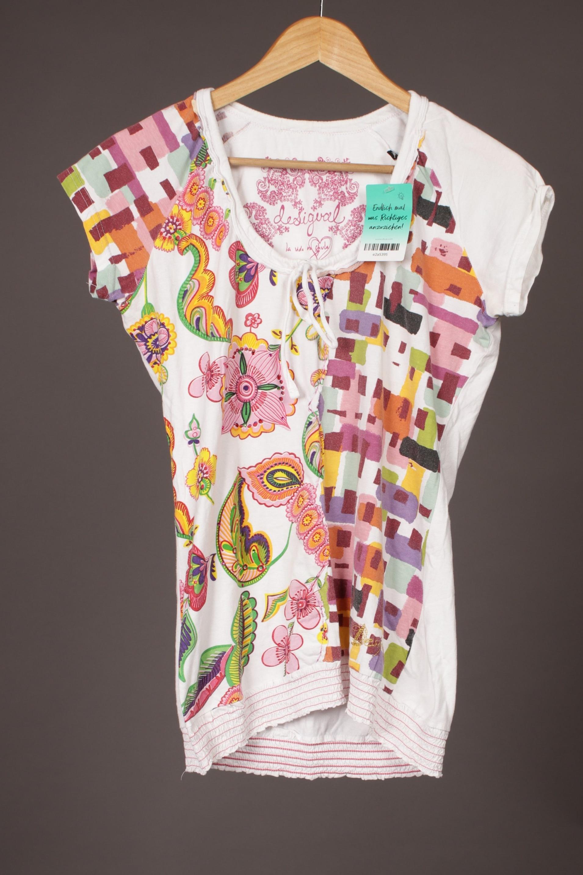 

Desigual Damen T-Shirt, weiß, Gr.