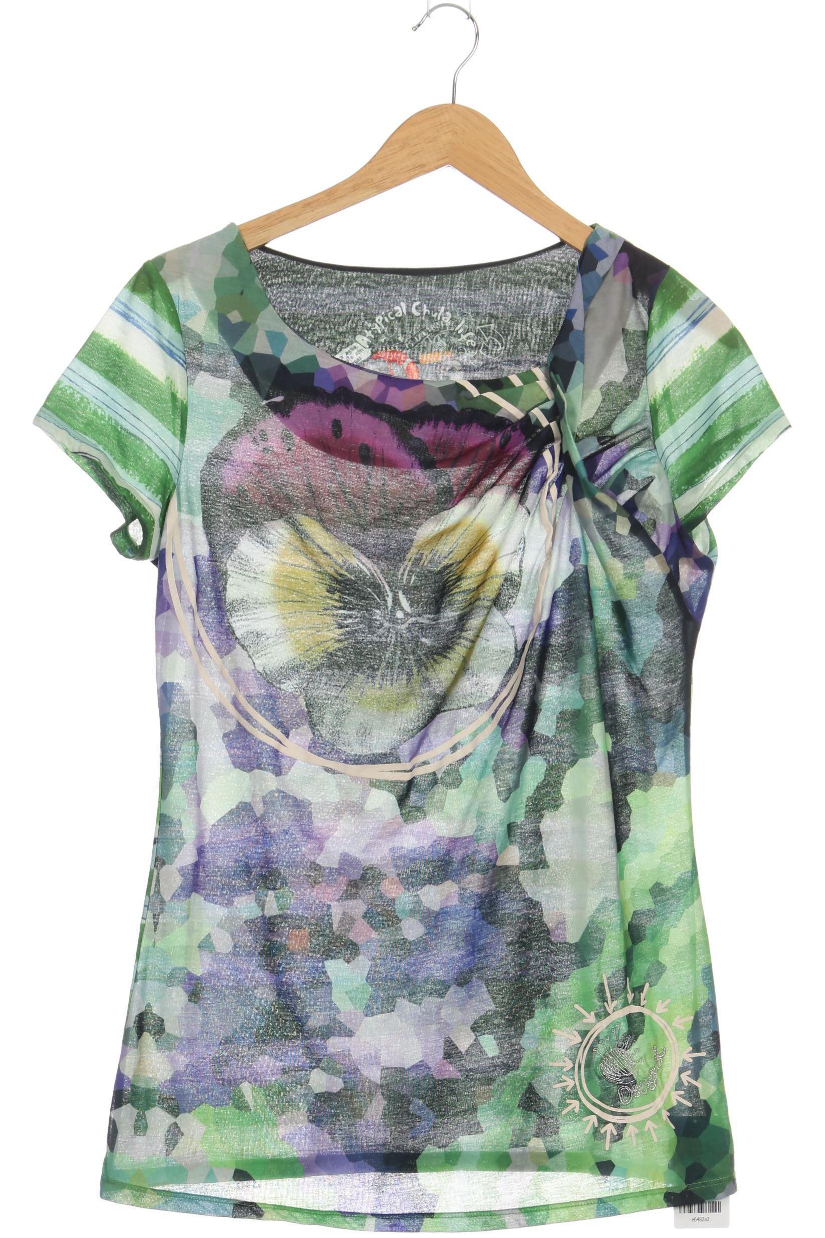 

Desigual Damen T-Shirt, grün, Gr.