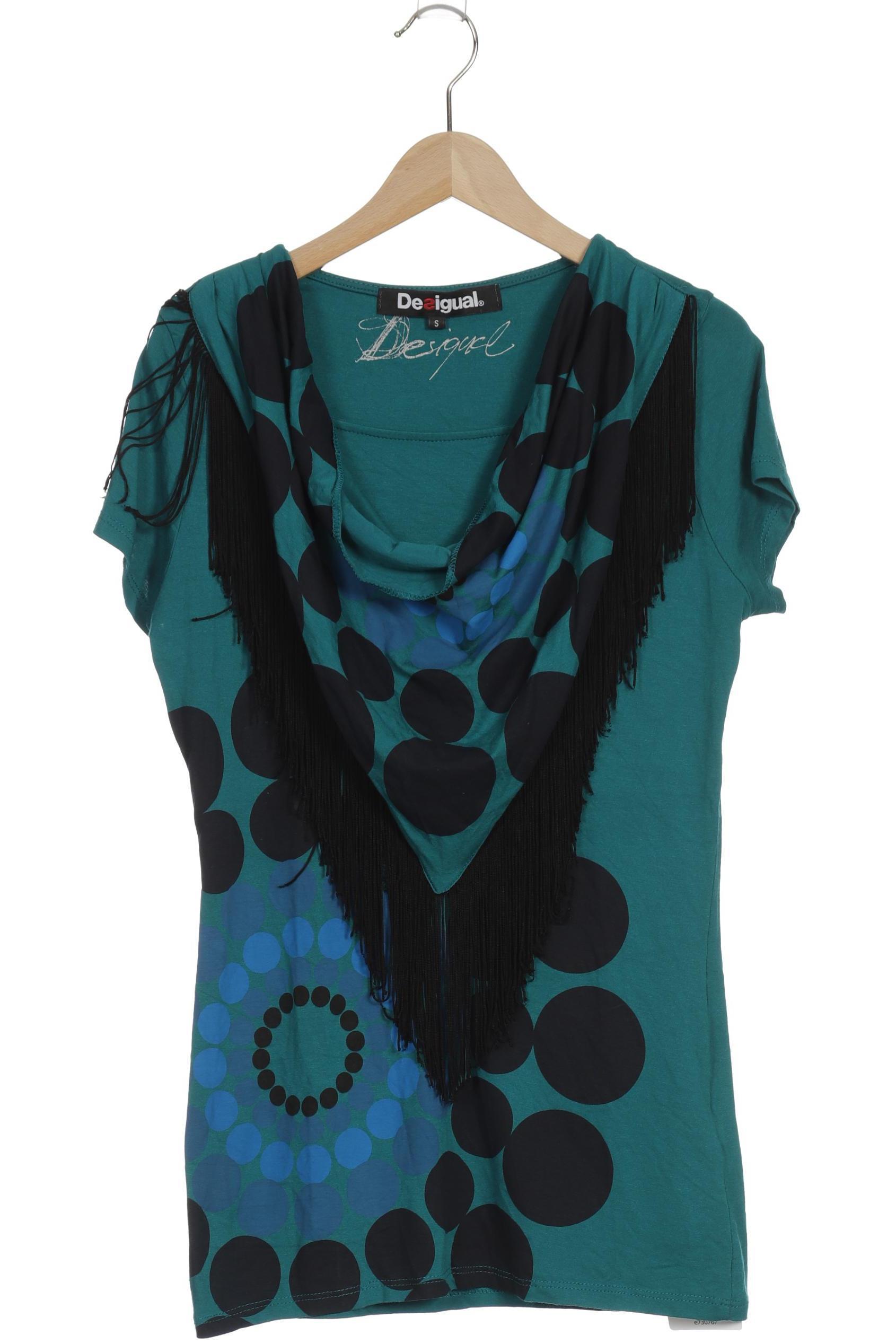 

Desigual Damen T-Shirt, türkis, Gr.