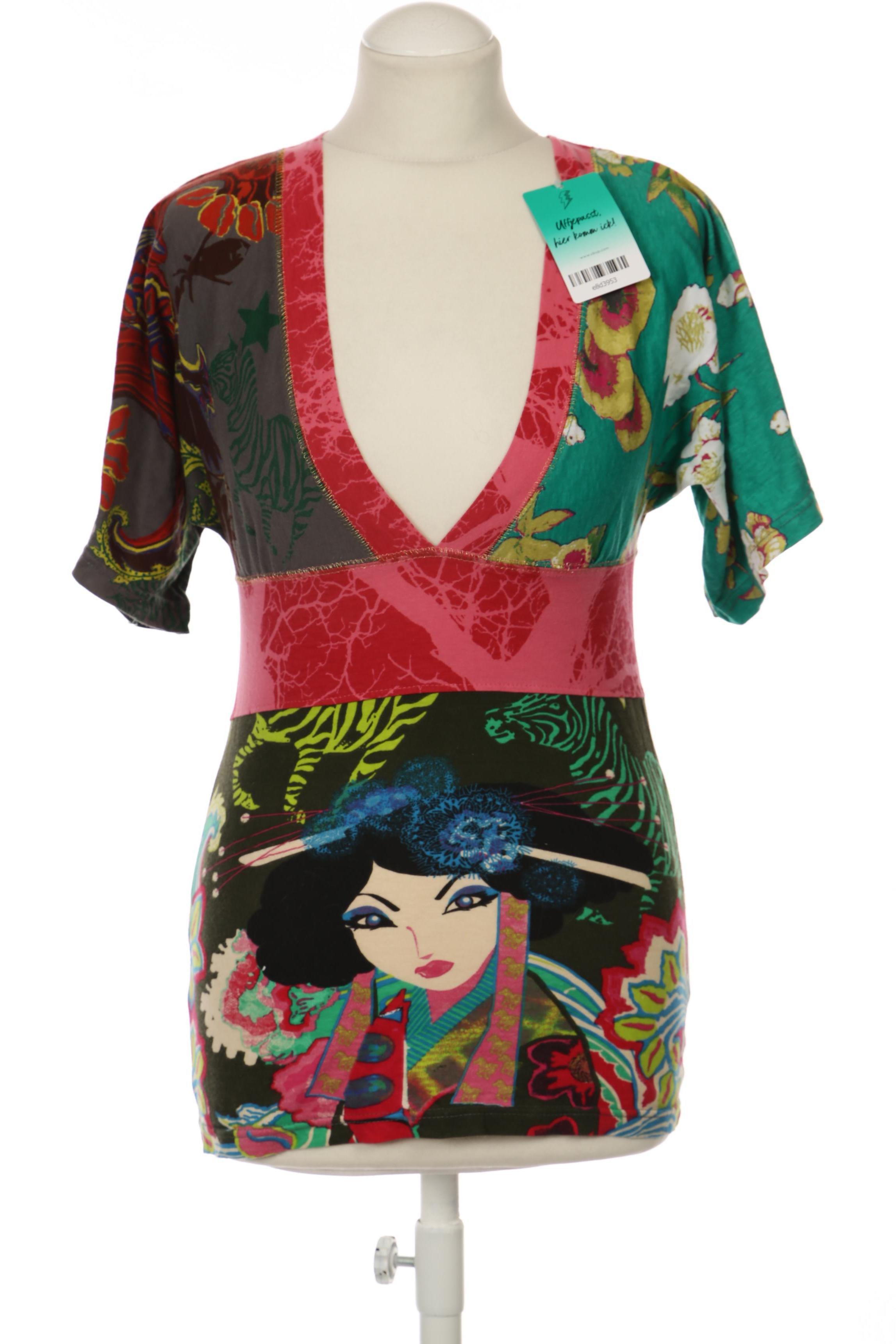 

Desigual Damen T-Shirt, mehrfarbig, Gr.