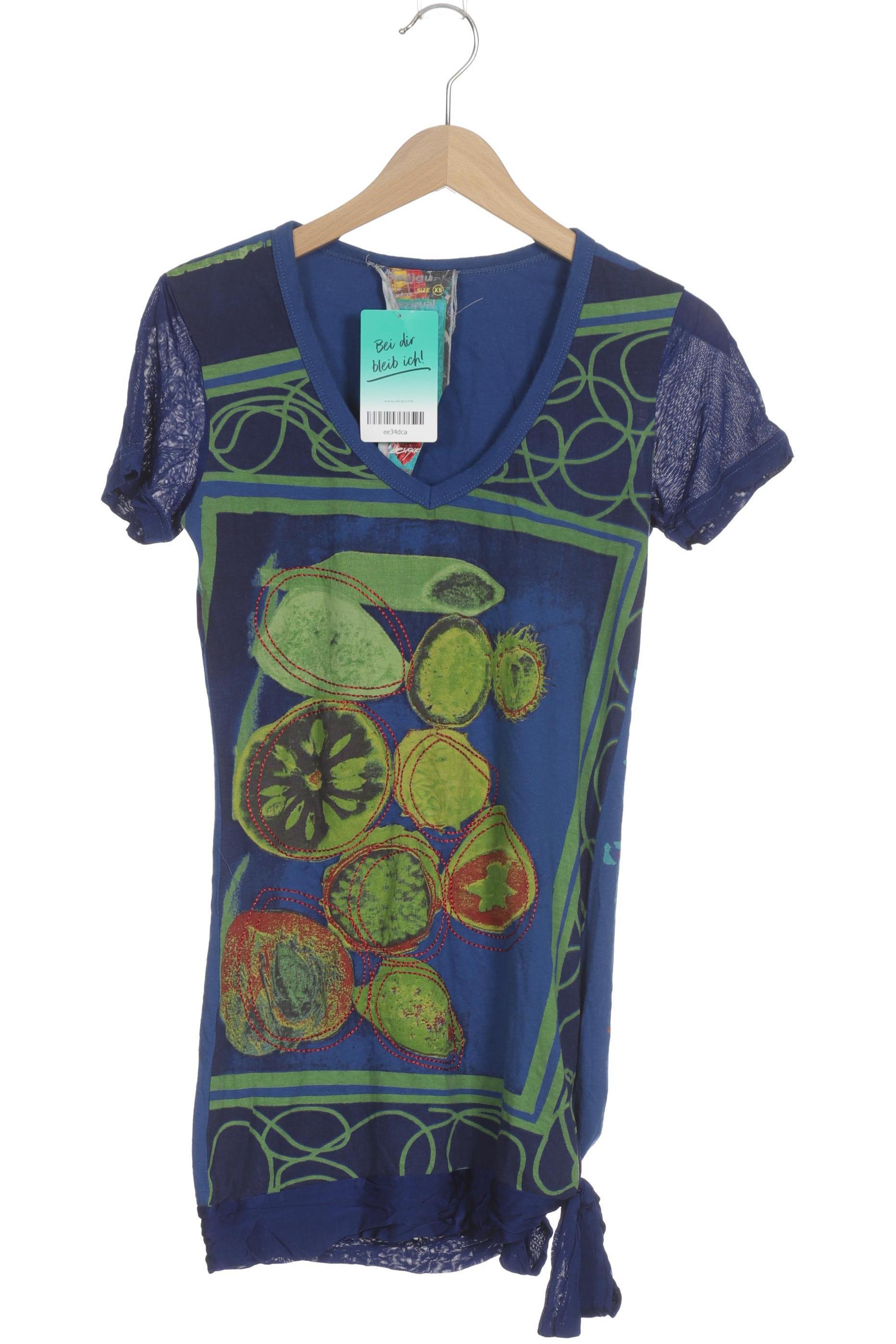 

Desigual Damen T-Shirt, blau, Gr.