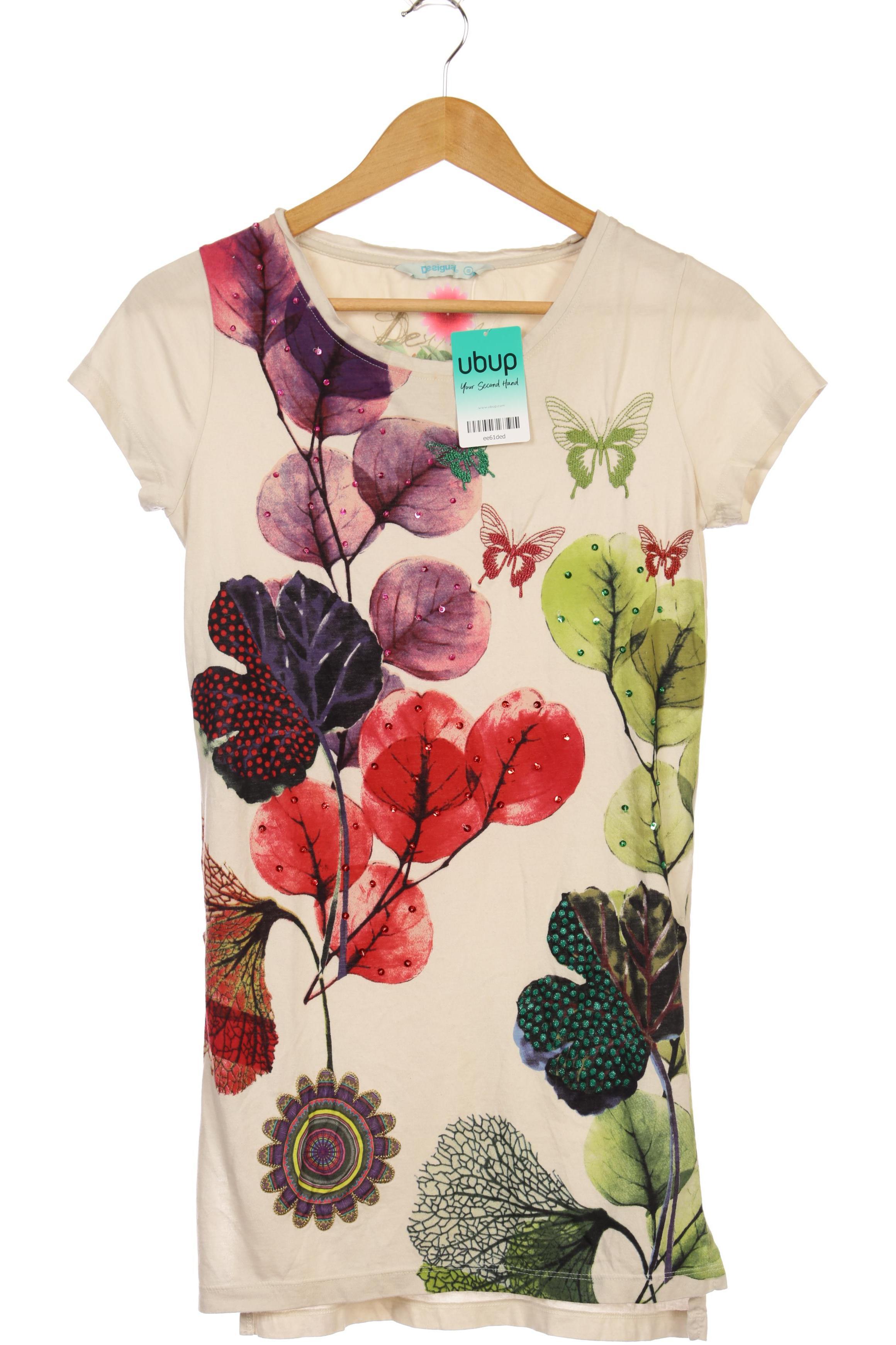 

Desigual Damen T-Shirt, beige, Gr.