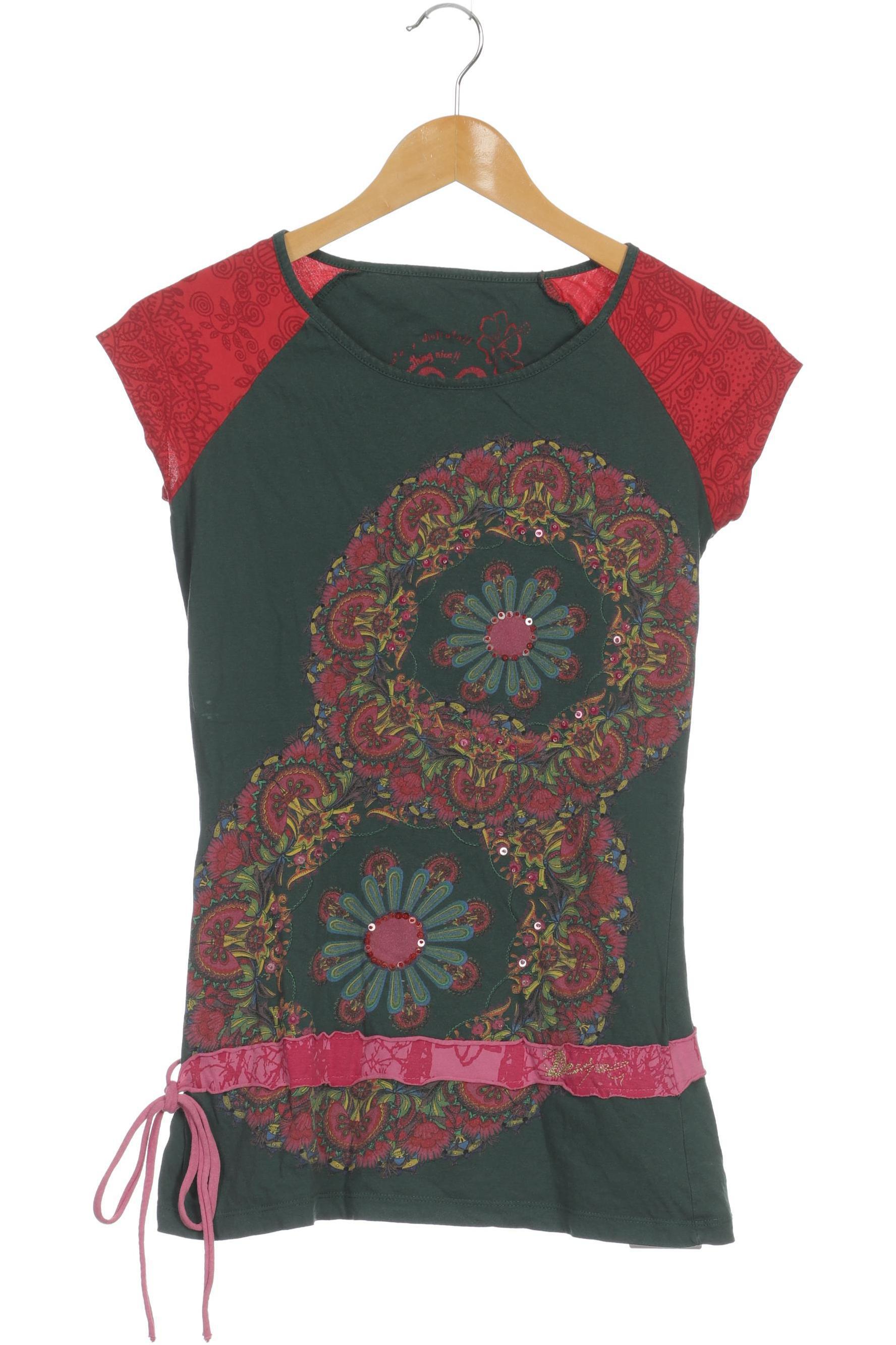 

Desigual Damen T-Shirt, grün, Gr.