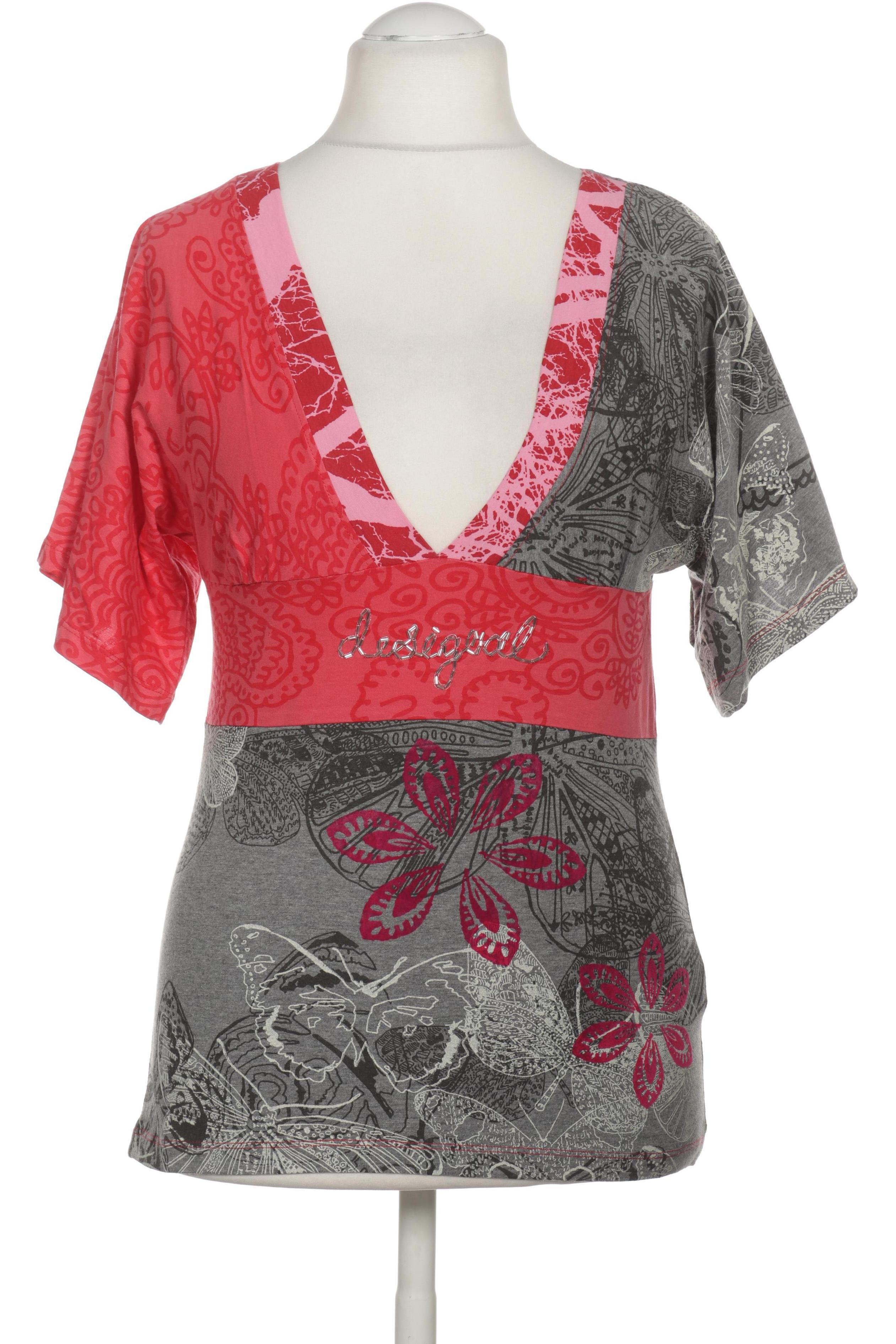 

Desigual Damen T-Shirt, grau, Gr.