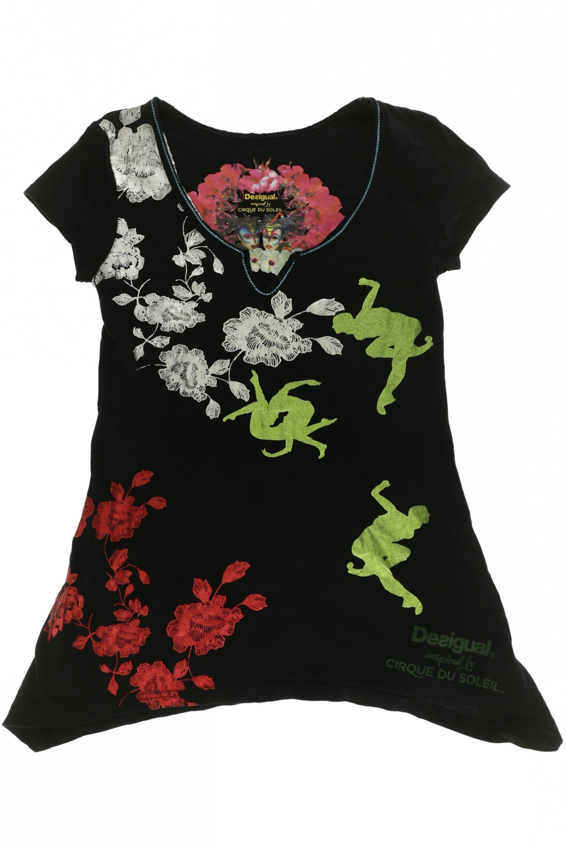 

Desigual Damen T-Shirt, schwarz, Gr.