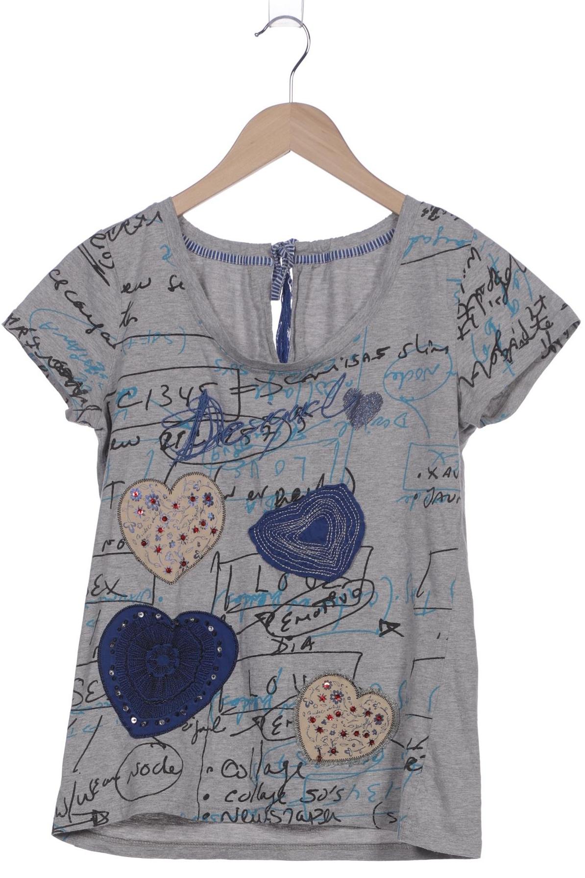 

Desigual Damen T-Shirt, grau, Gr. 42