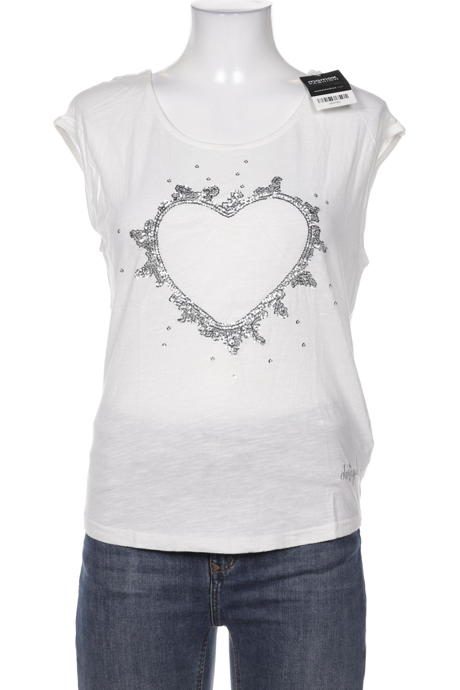 

Desigual Damen T-Shirt, weiß, Gr. 36