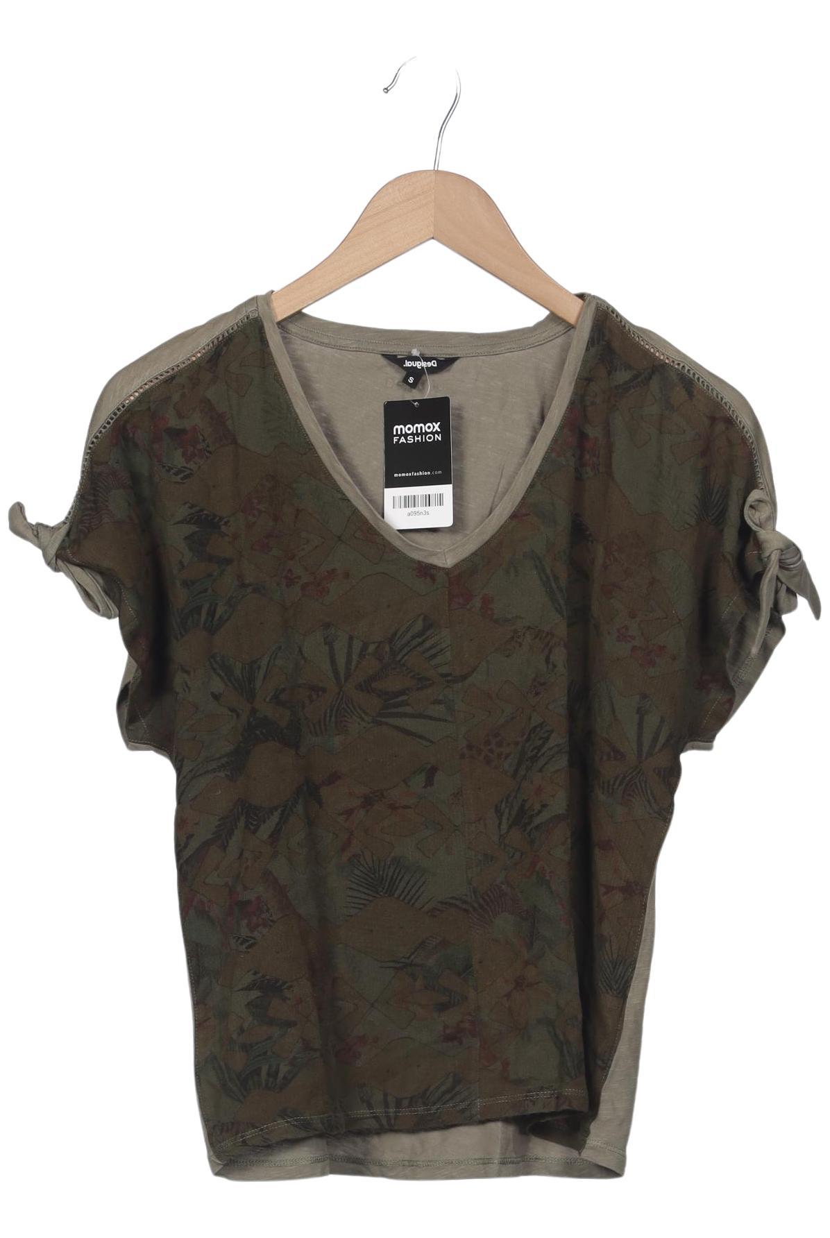 

Desigual Damen T-Shirt, grün, Gr. 36