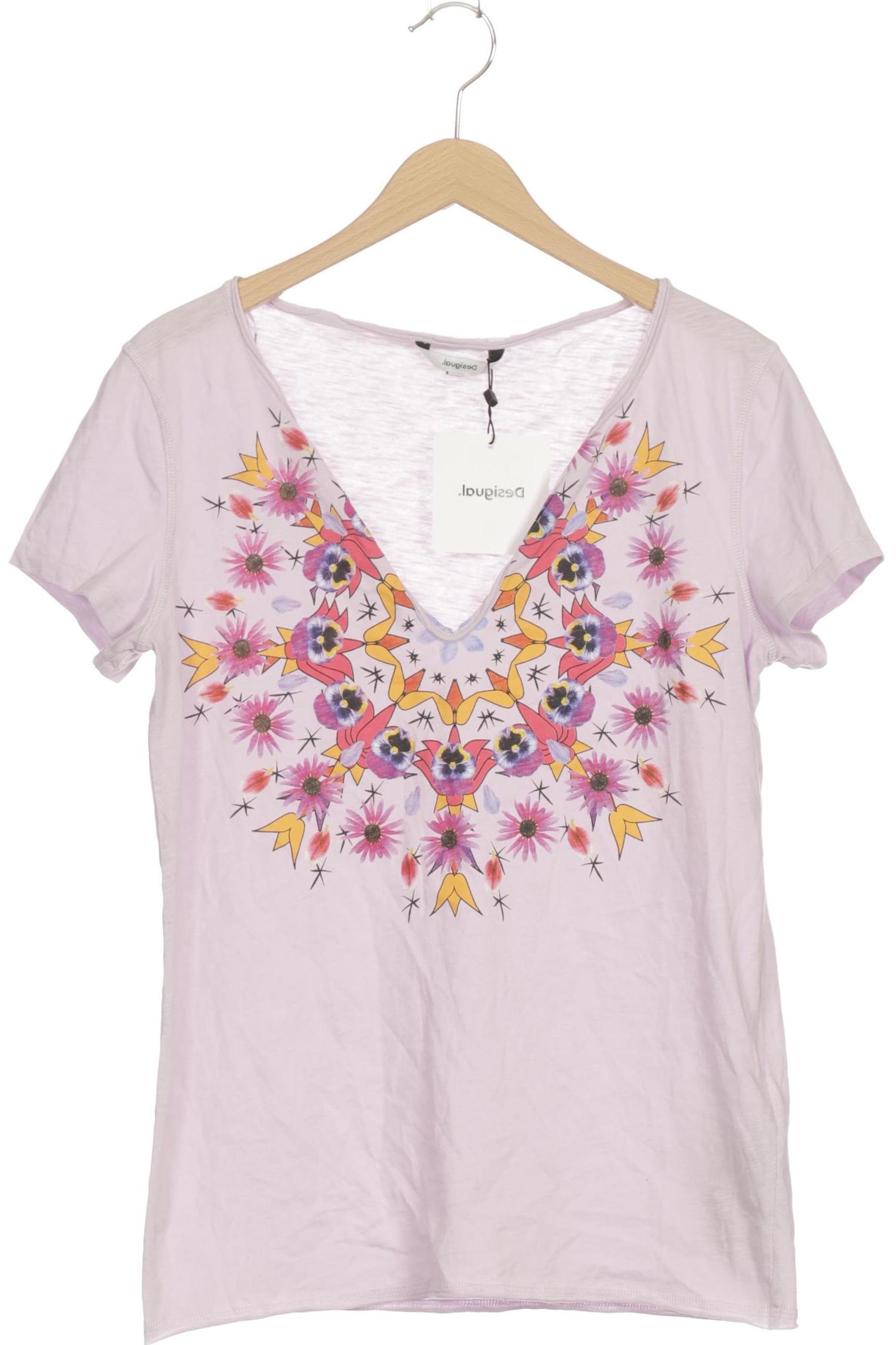 

Desigual Damen T-Shirt, flieder, Gr.