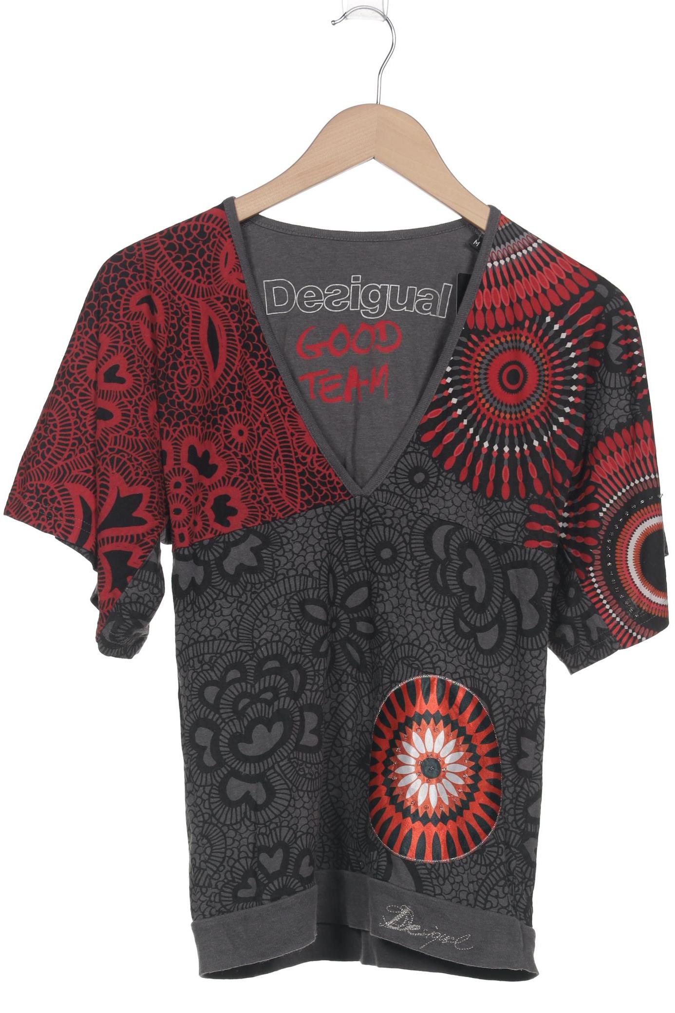 

Desigual Damen T-Shirt, grau, Gr. 38
