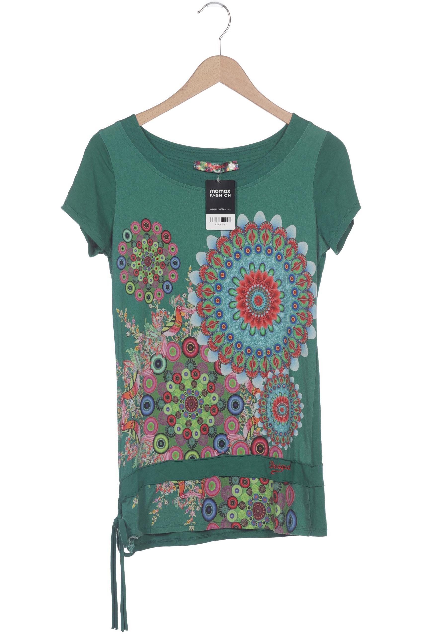 

Desigual Damen T-Shirt, grün, Gr. 38