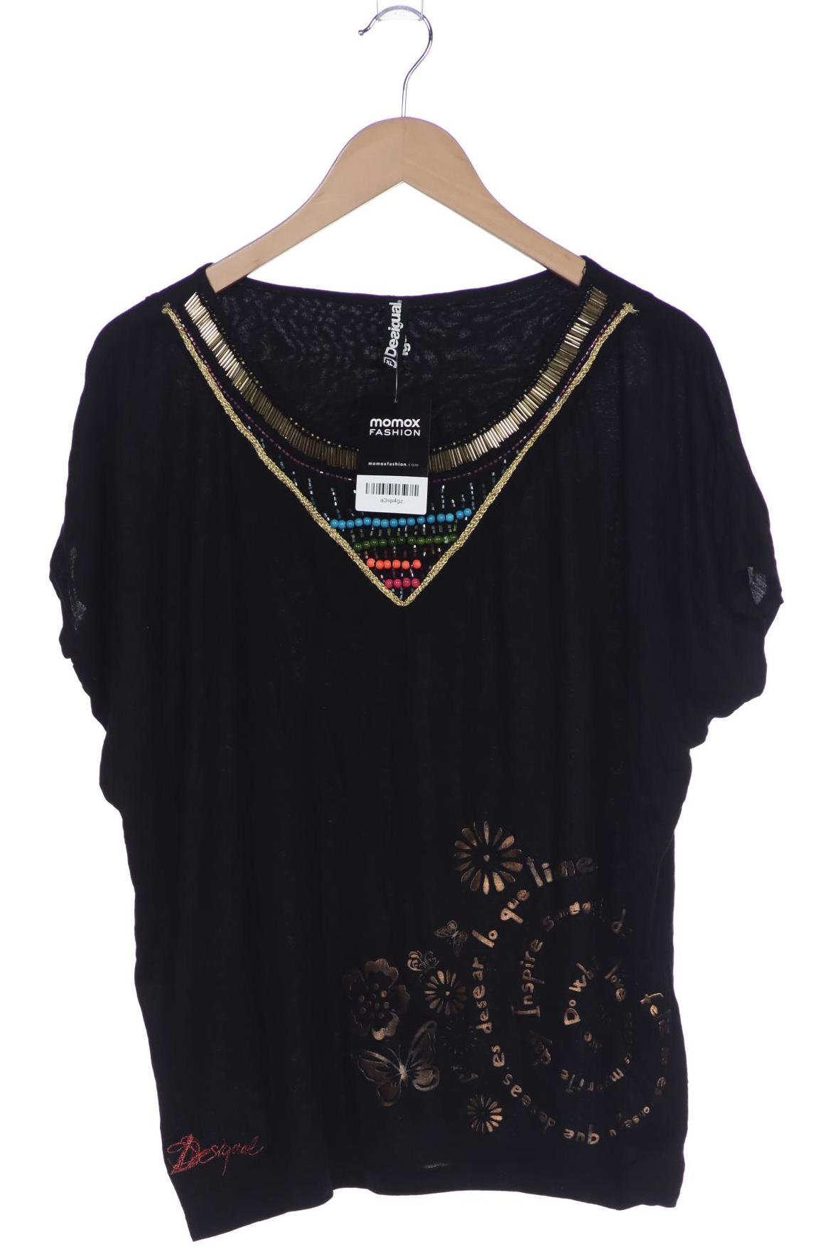 

Desigual Damen T-Shirt, schwarz, Gr. 44