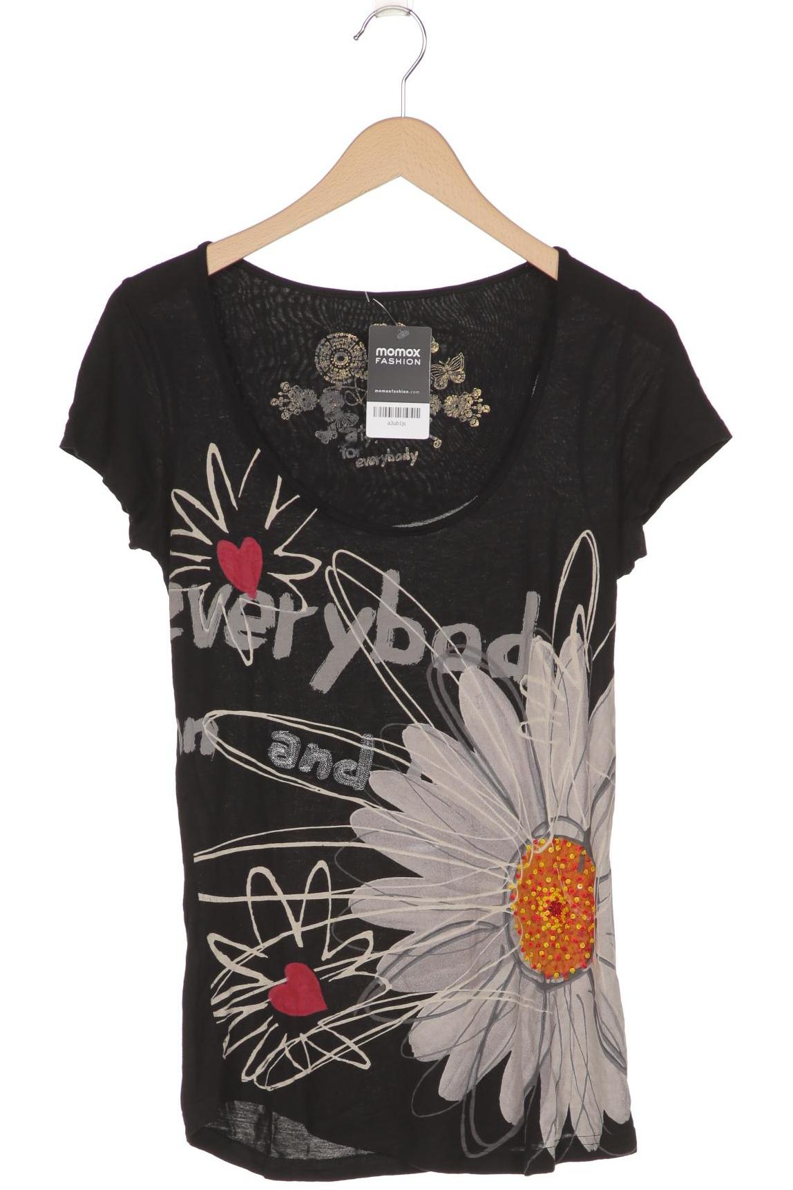 

Desigual Damen T-Shirt, schwarz, Gr. 44