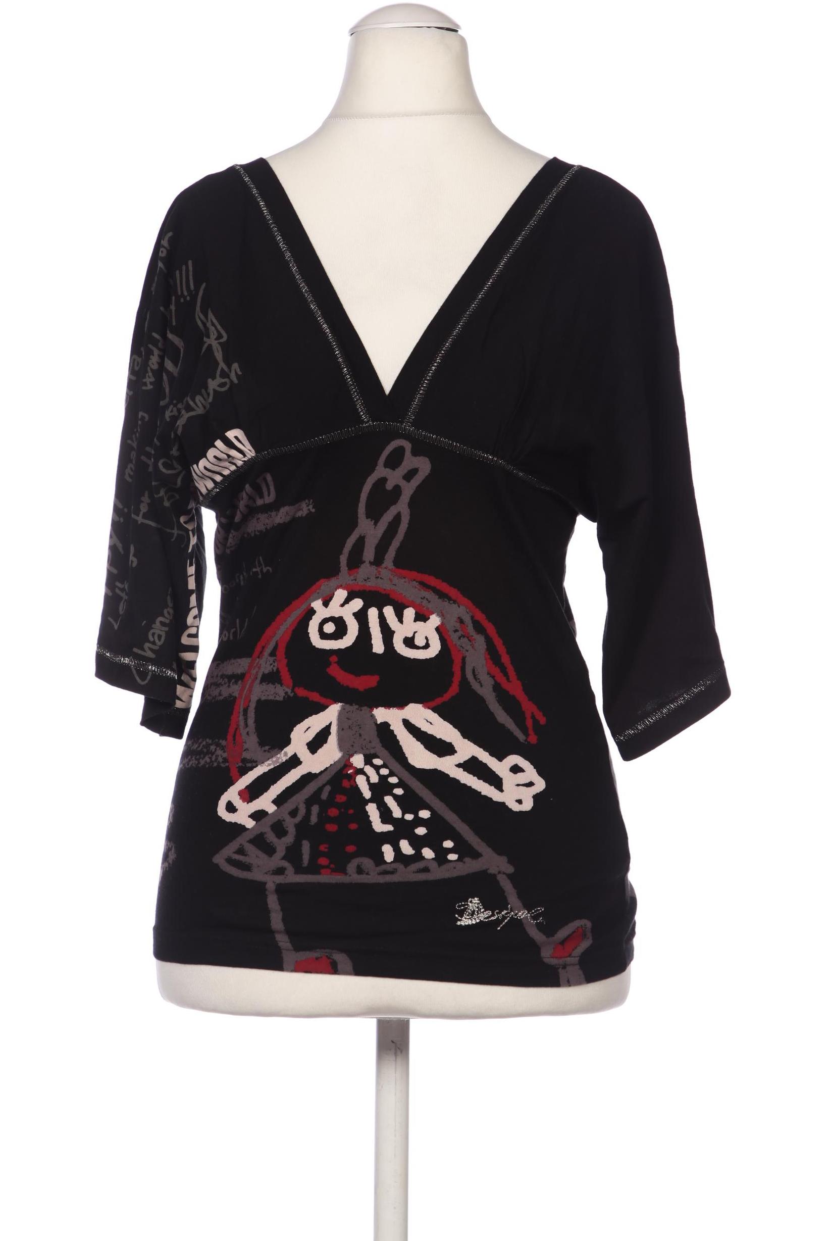 

Desigual Damen T-Shirt, schwarz, Gr. 42