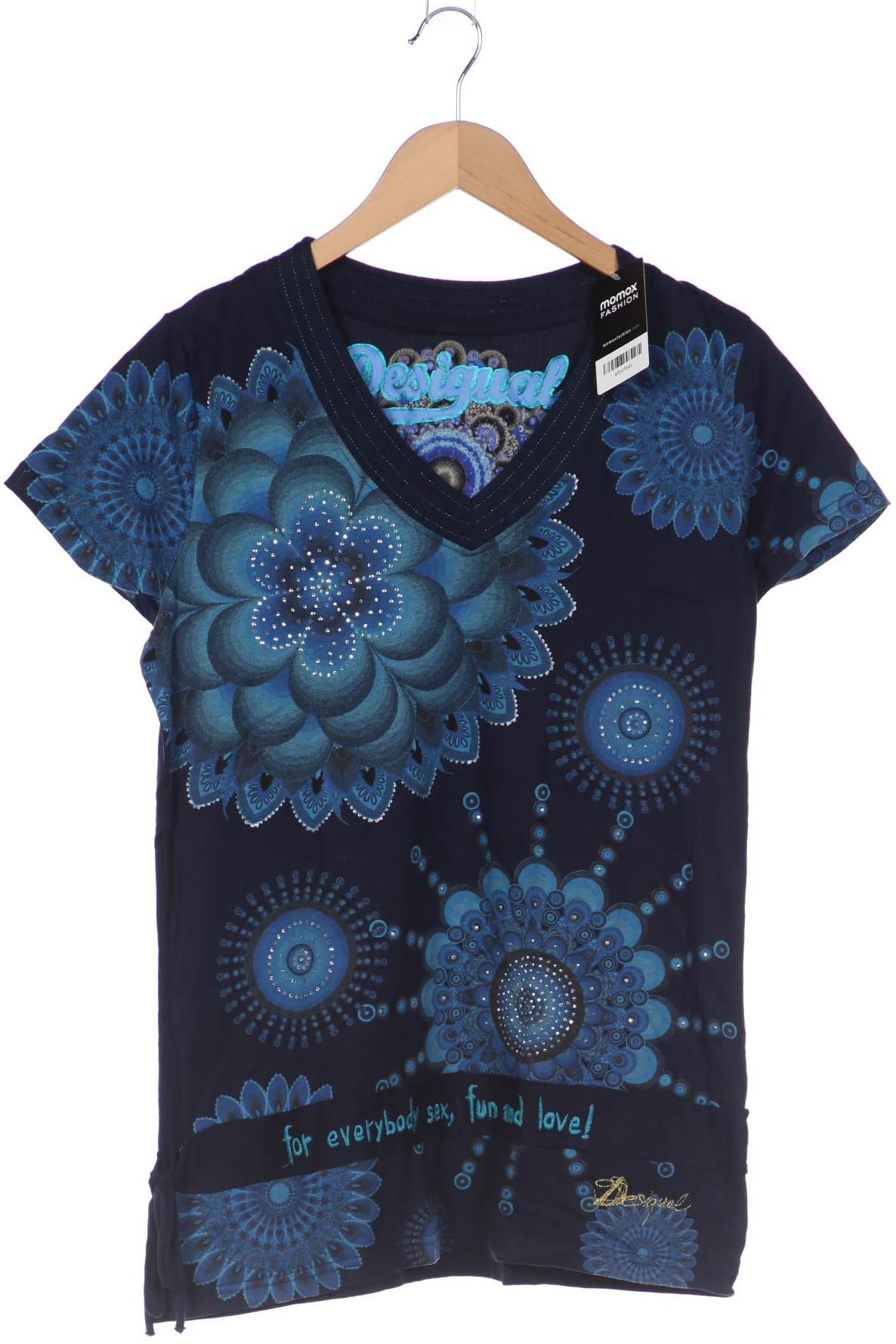 

Desigual Damen T-Shirt, marineblau, Gr. 44