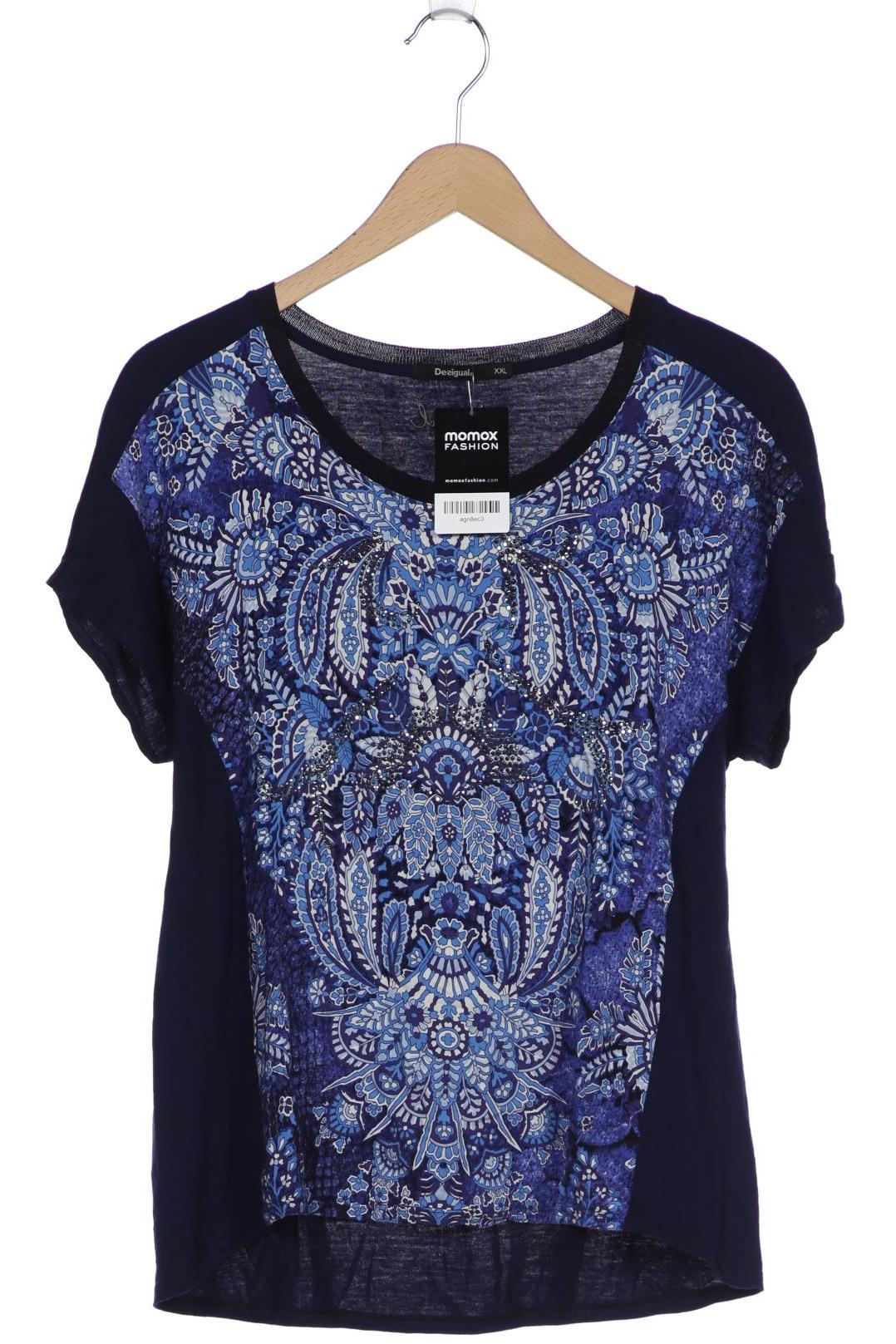 

Desigual Damen T-Shirt, marineblau