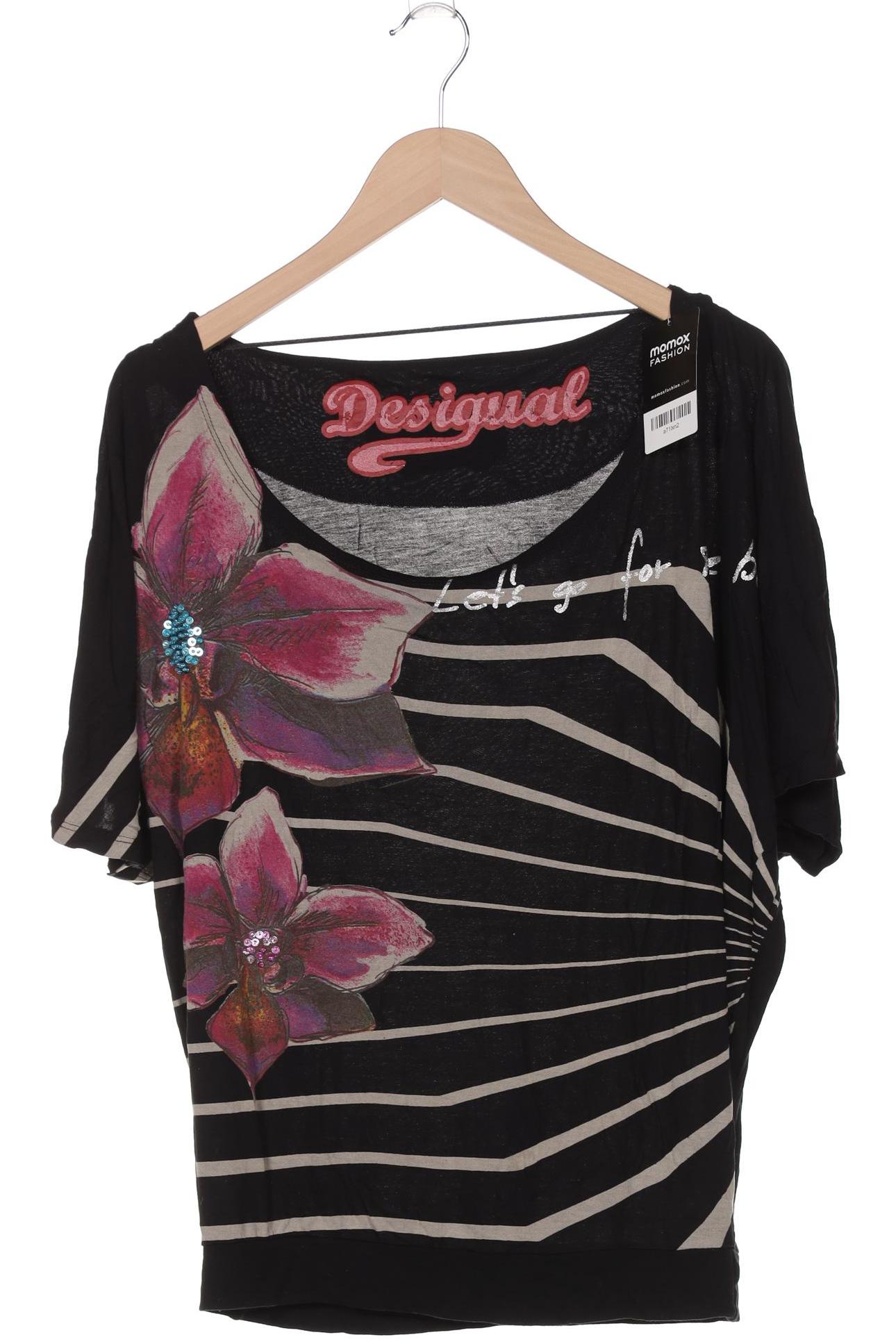 

Desigual Damen T-Shirt, schwarz, Gr. 38