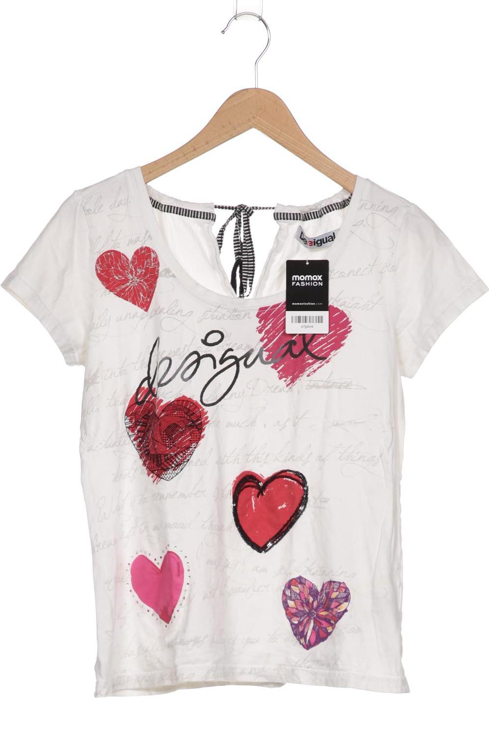

Desigual Damen T-Shirt, weiß