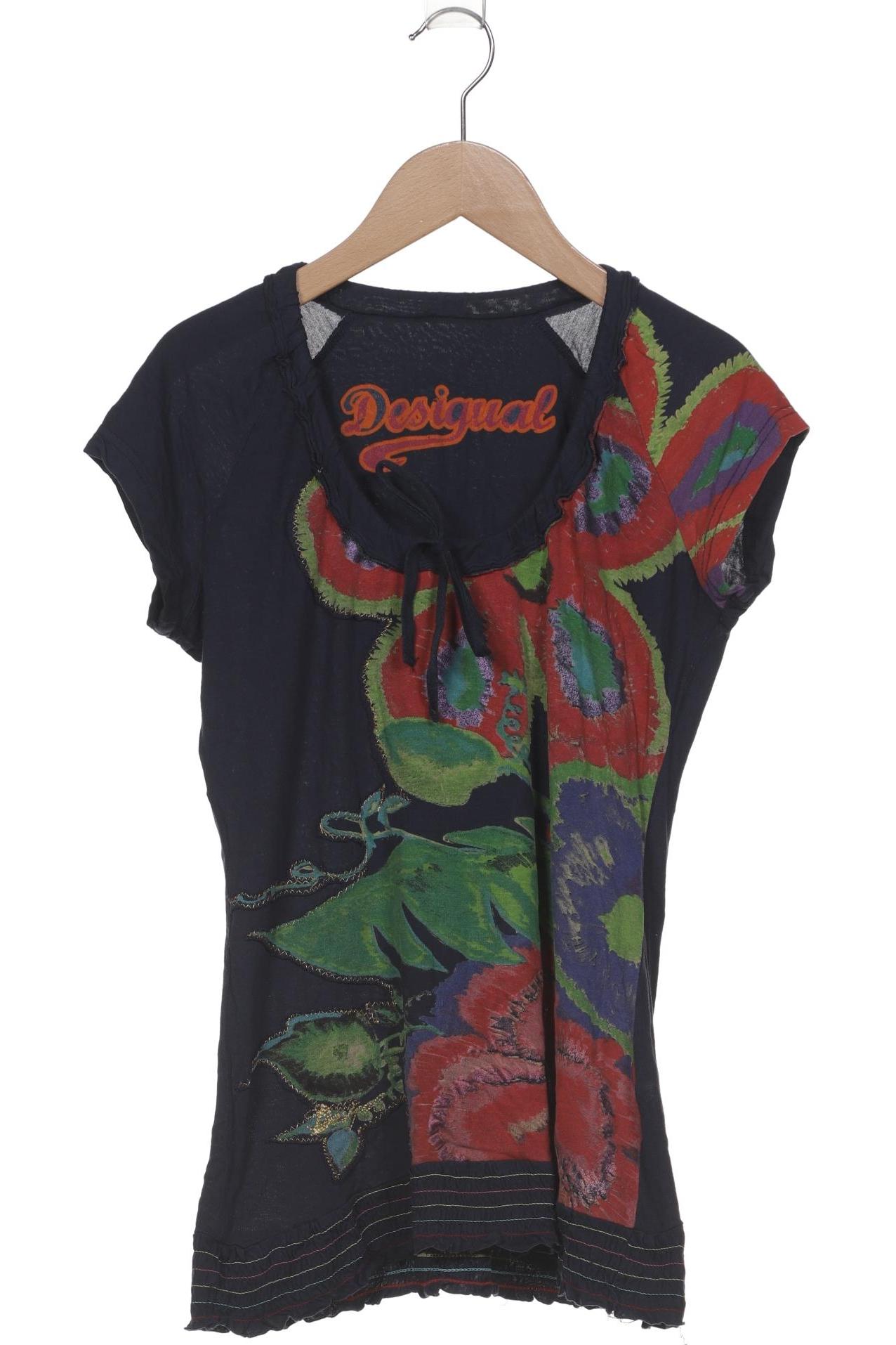 

Desigual Damen T-Shirt, marineblau, Gr. 36