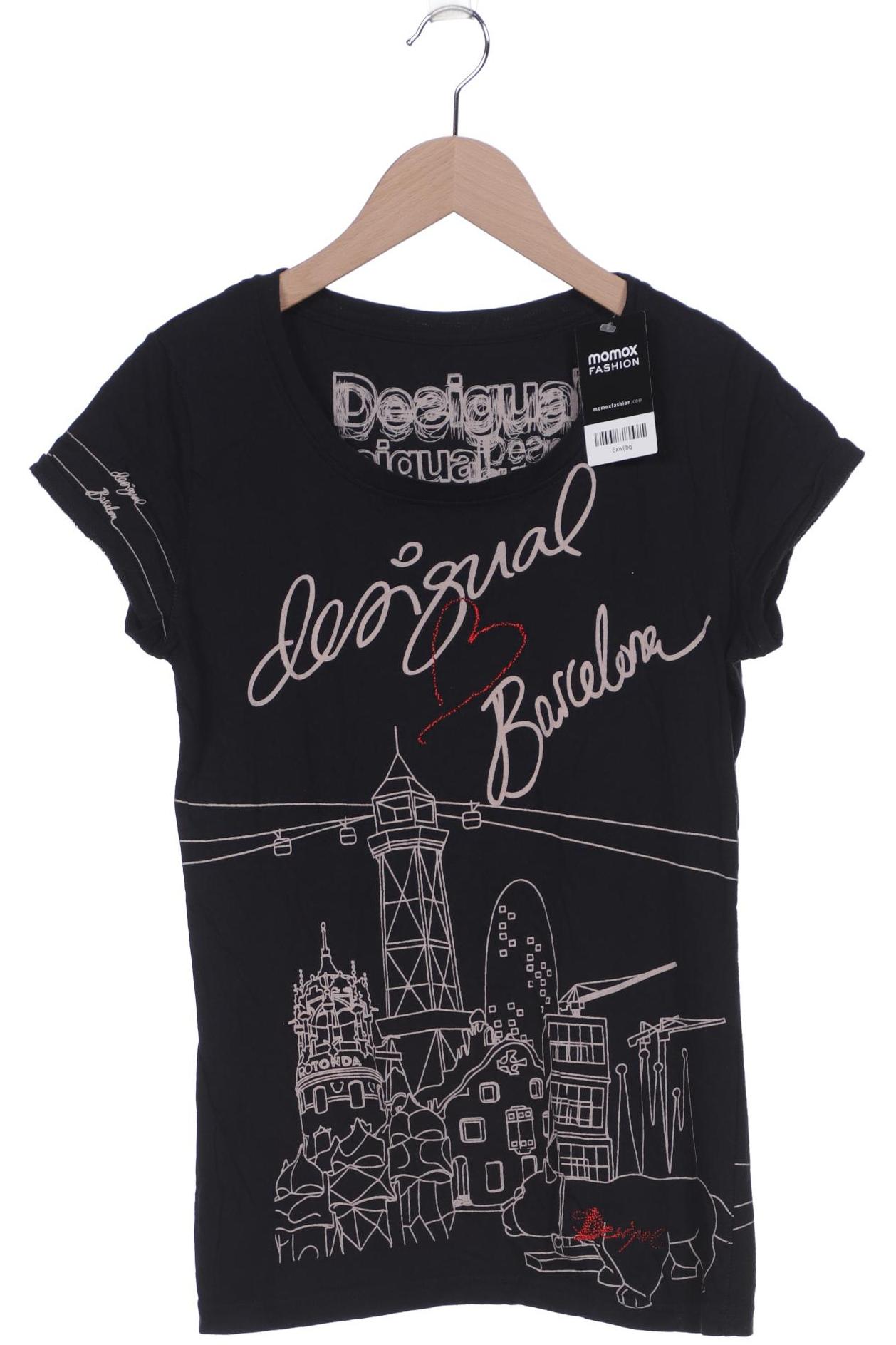 

Desigual Damen T-Shirt, schwarz, Gr. 42