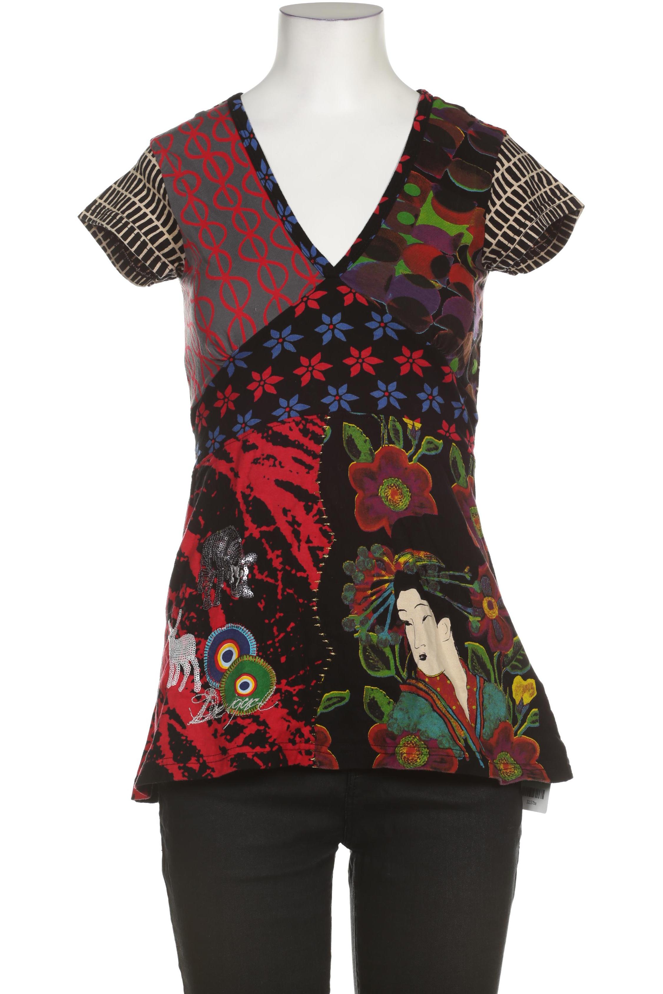 

Desigual Damen T-Shirt, mehrfarbig, Gr.