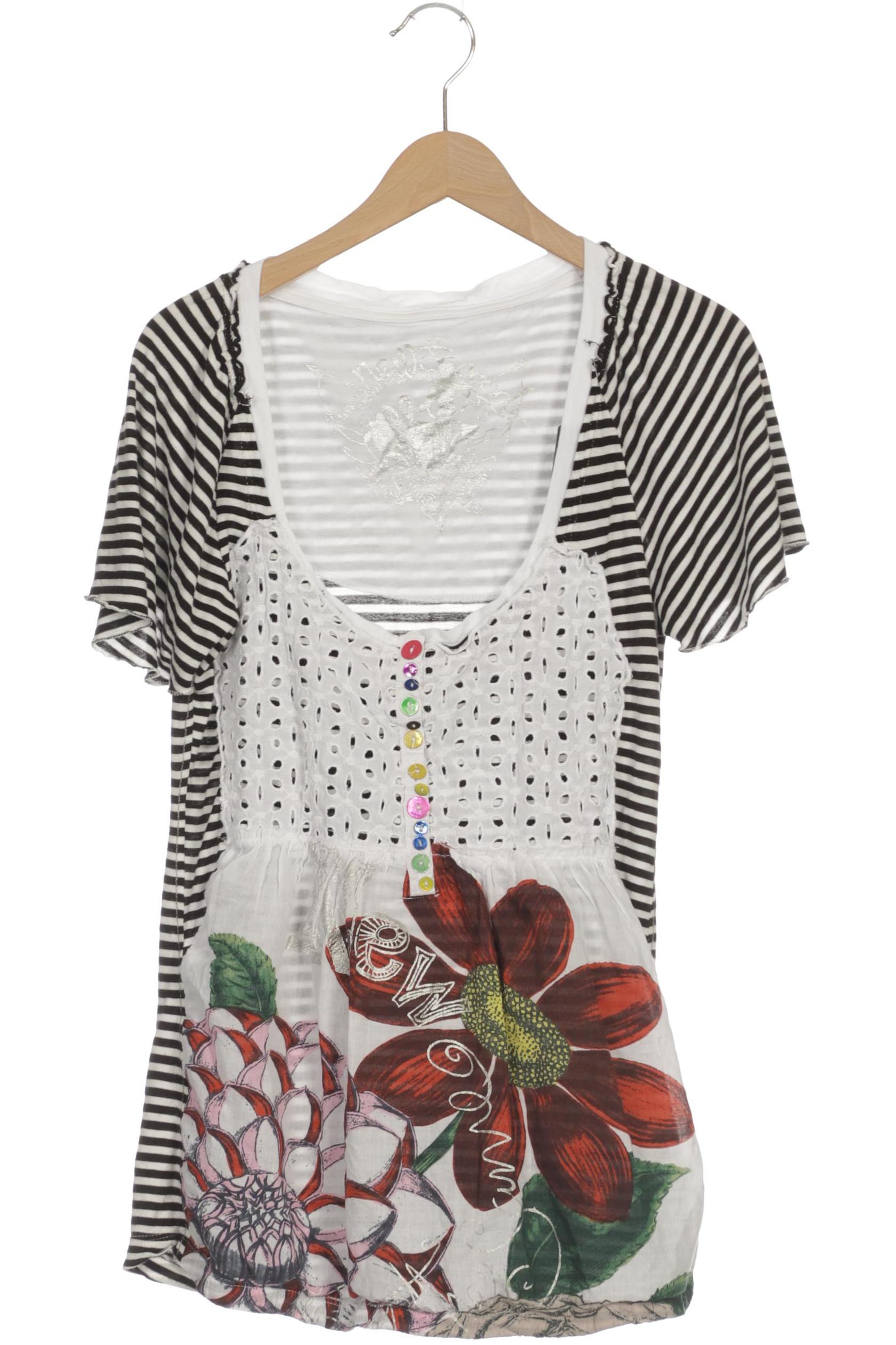 

Desigual Damen T-Shirt, weiß, Gr.