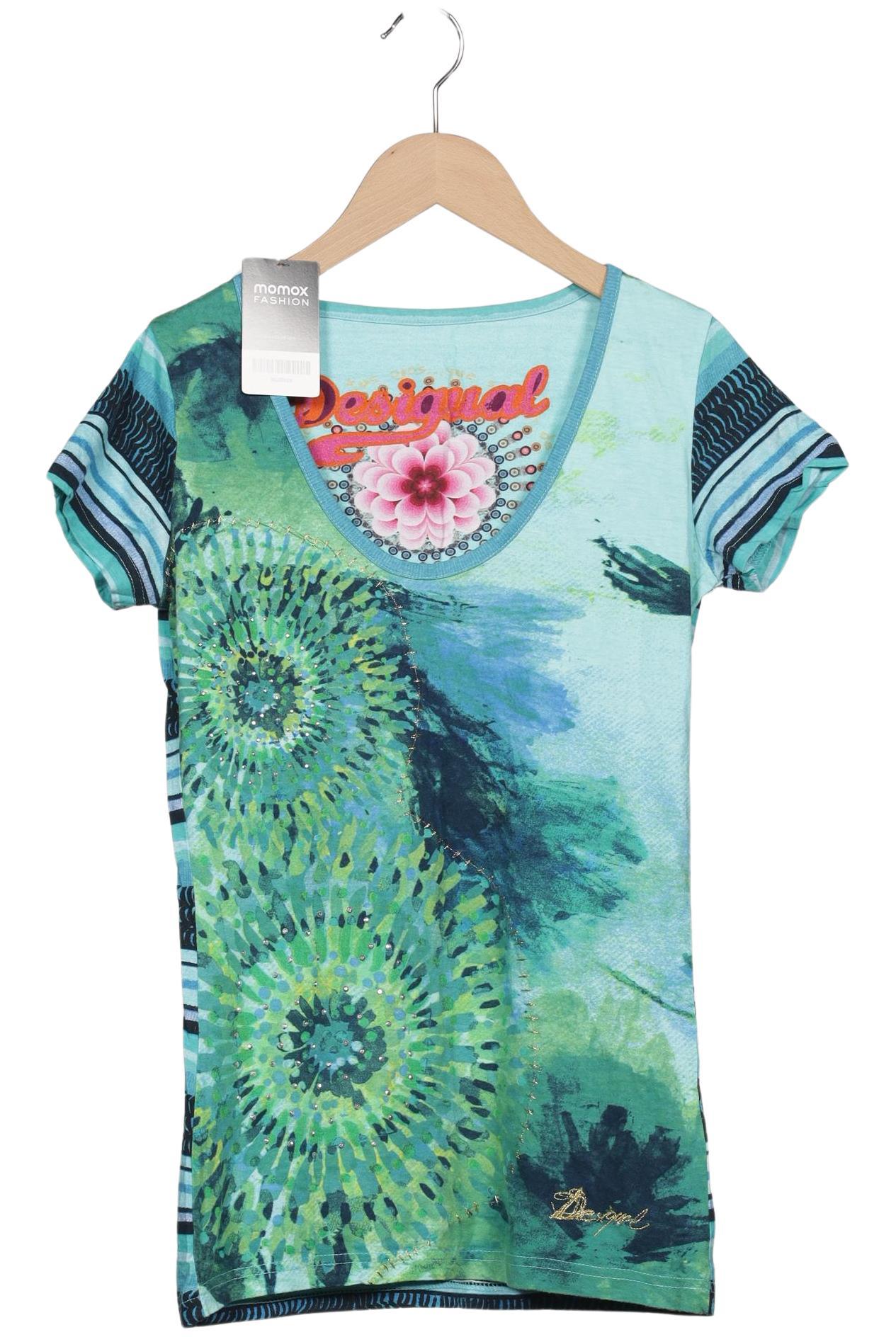 

Desigual Damen T-Shirt, blau, Gr. 36