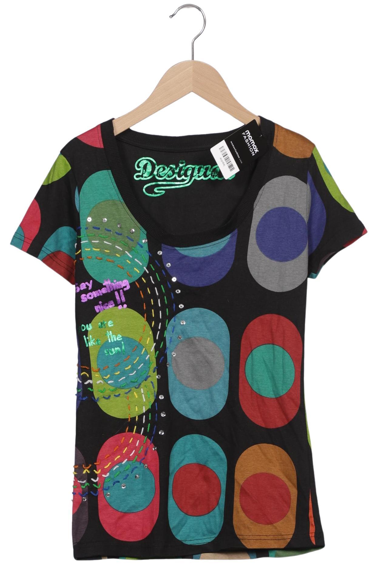

Desigual Damen T-Shirt, mehrfarbig, Gr. 36