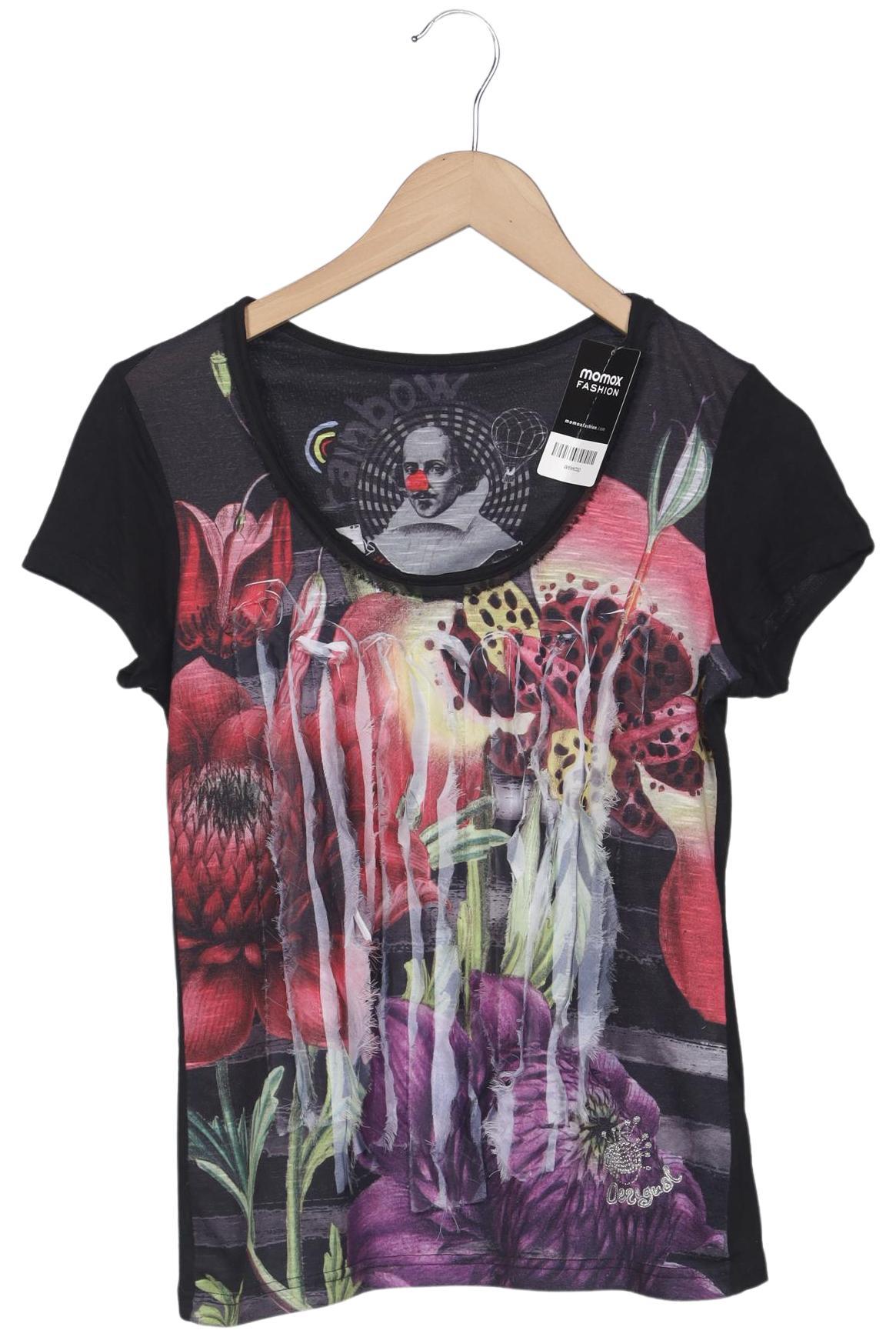 

Desigual Damen T-Shirt, schwarz, Gr. 38