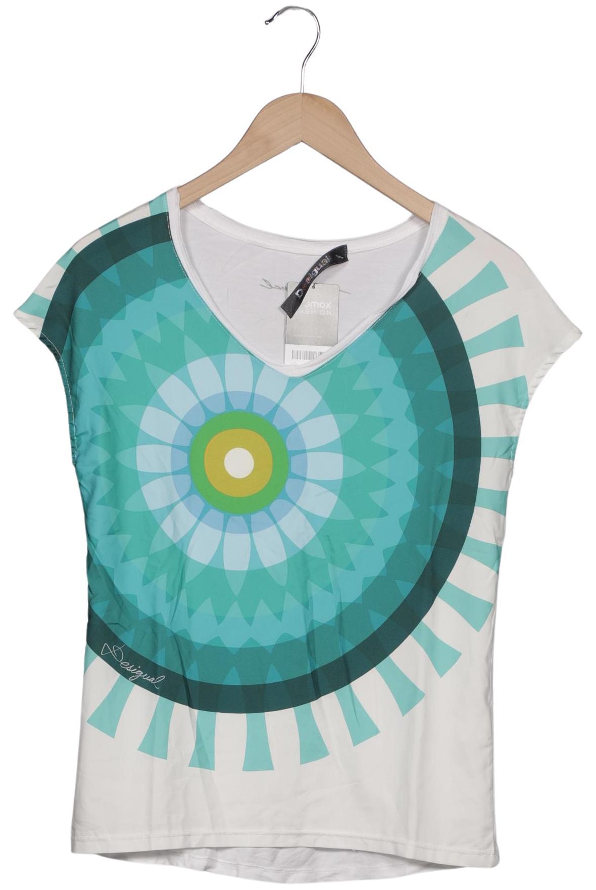

Desigual Damen T-Shirt, weiß, Gr. 34