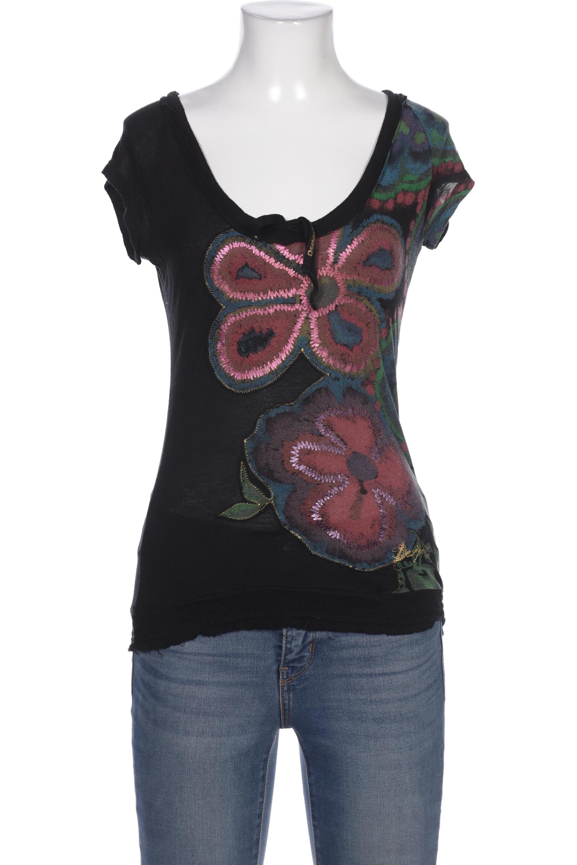 

Desigual Damen T-Shirt, schwarz