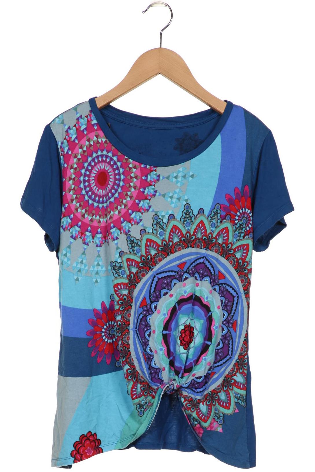 

Desigual Damen T-Shirt, blau, Gr. 42