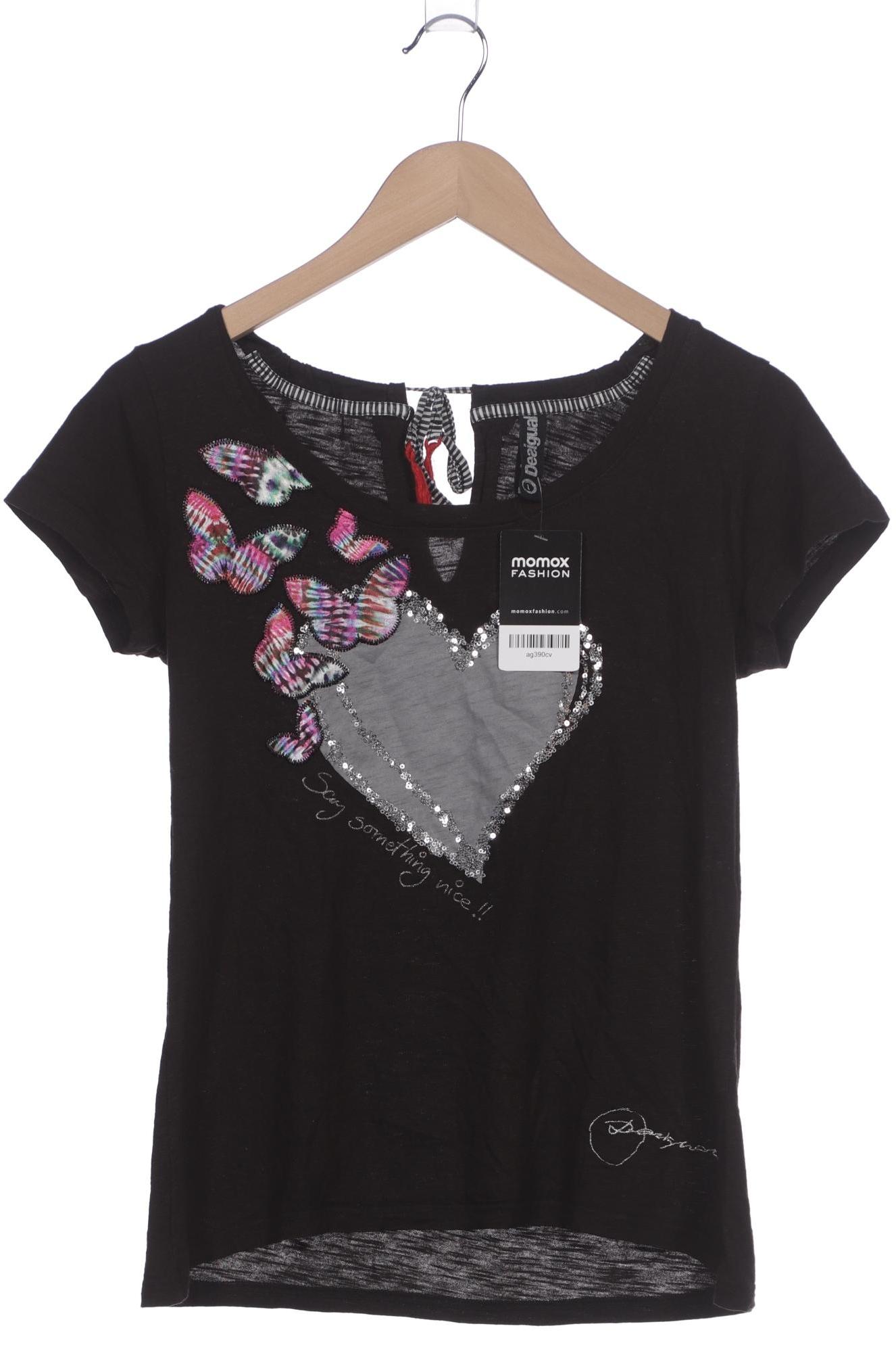 

Desigual Damen T-Shirt, schwarz, Gr. 42