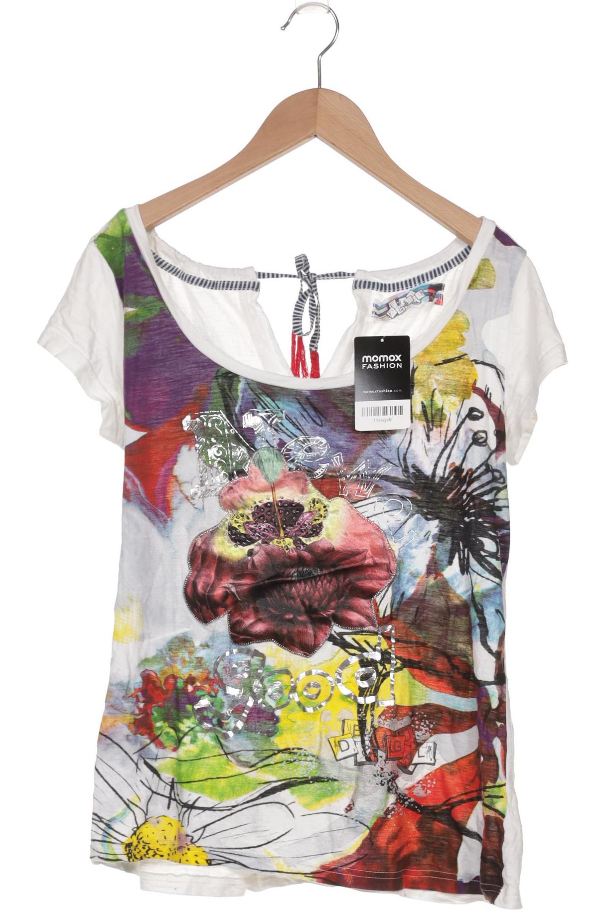 

Desigual Damen T-Shirt, weiß, Gr. 44